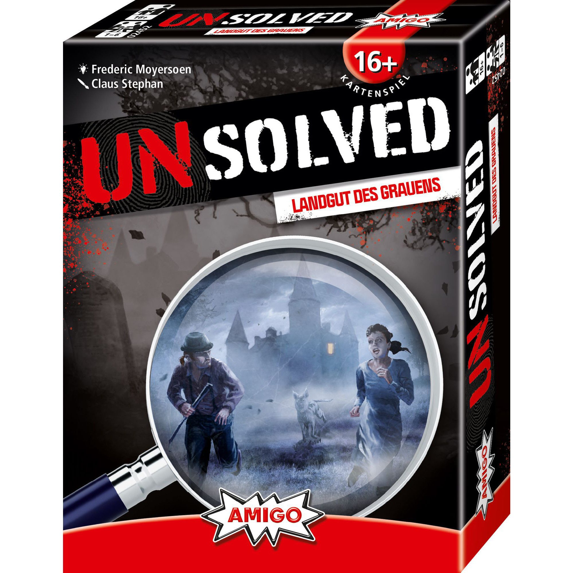AMIGO Spiel Amigo Unsolved - Landgut des Grauens, Rätselspiel