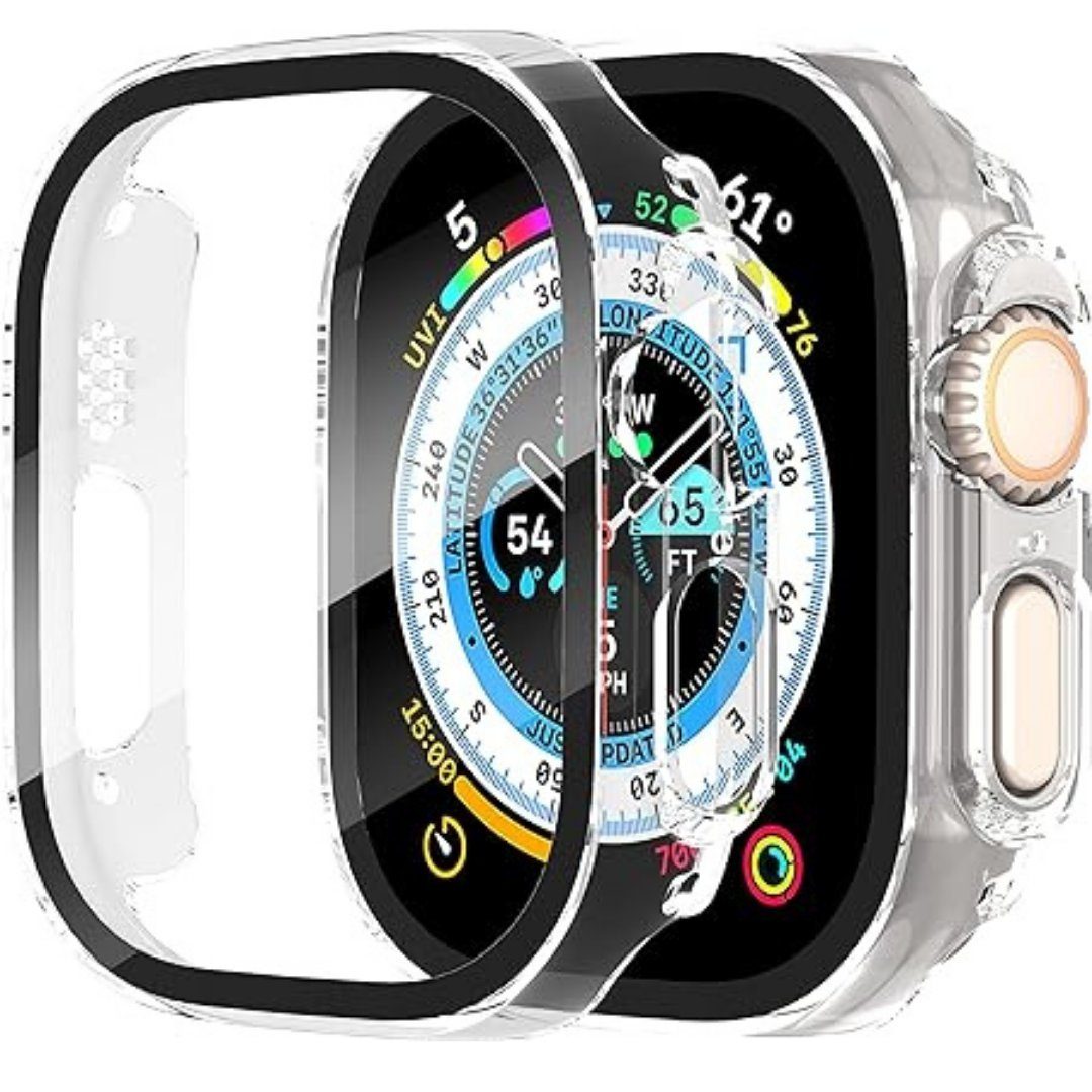 SmartUP Smartwatch-Hülle 2X Hülle für Apple Watch Ultra 3 / Ultra 2 / Ultra 49mm Case Display 49mm, kompletter Rundumschutz