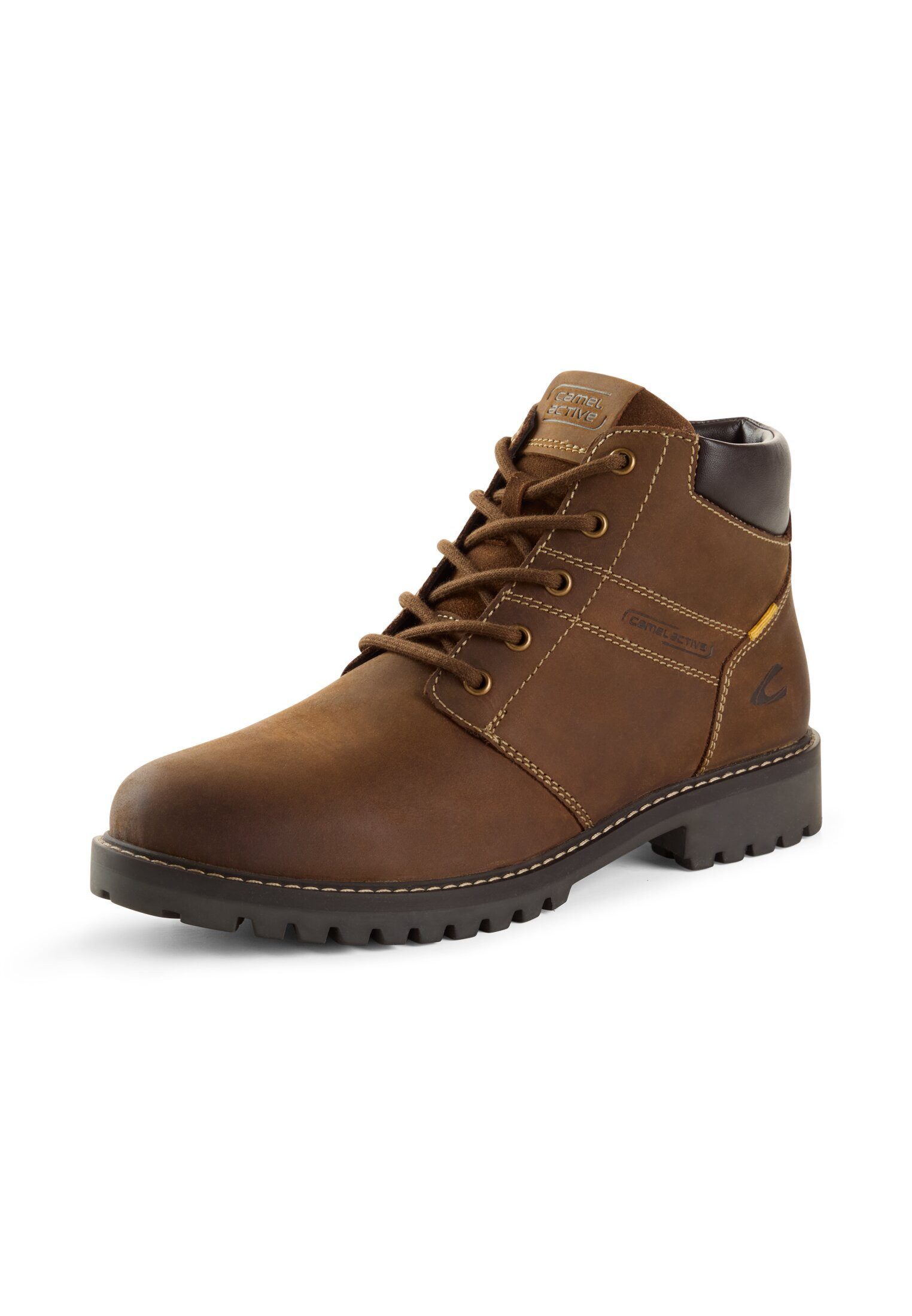 camel active mit Reißverschluss an der Seite Schnürschuh günstig online kaufen