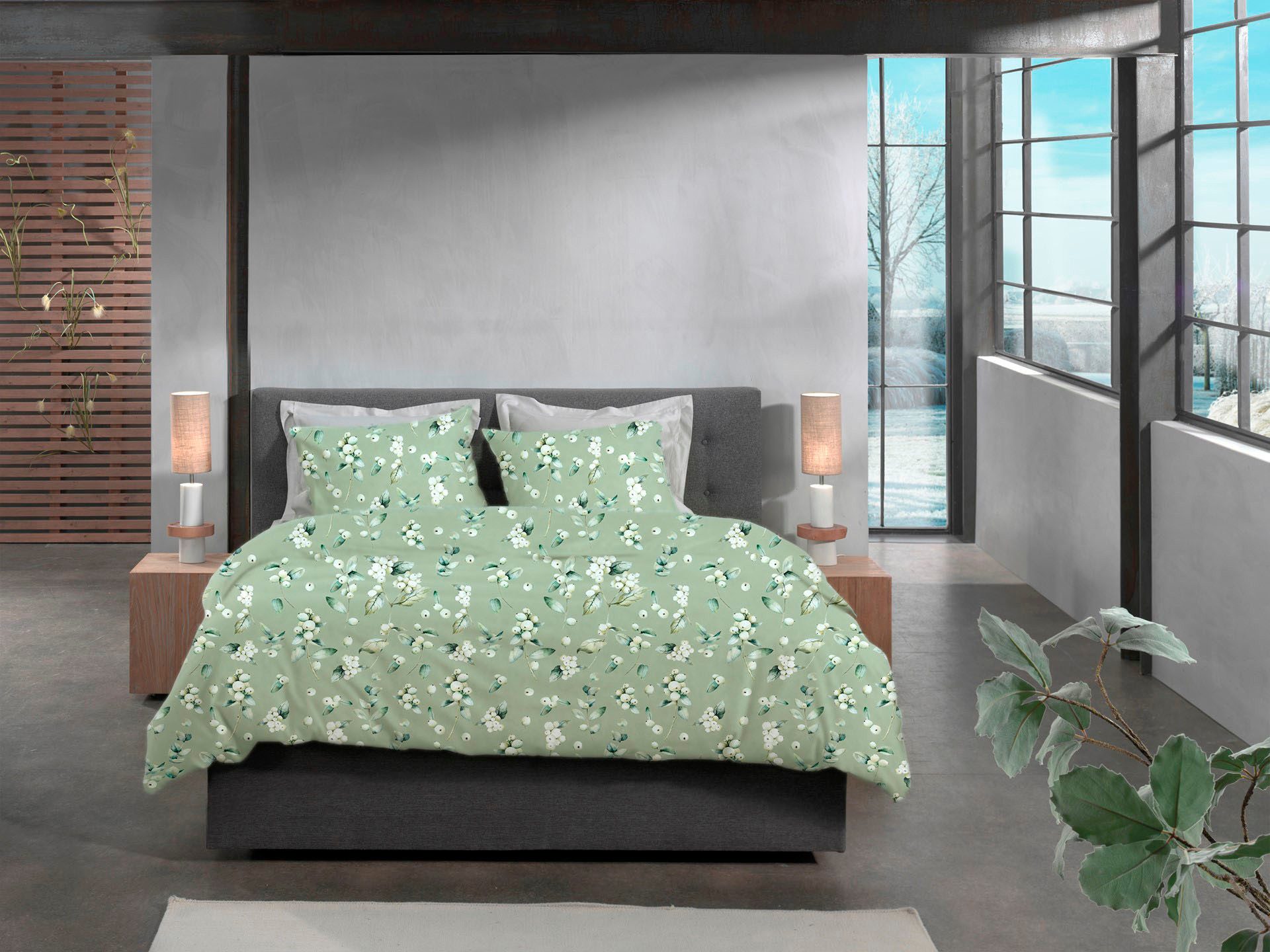 Heckett and Lane Bettwäsche Ciro, Flanell, 2 teilig, hochwertiges Flanell, Bettwäsche ab 135x200 cm.