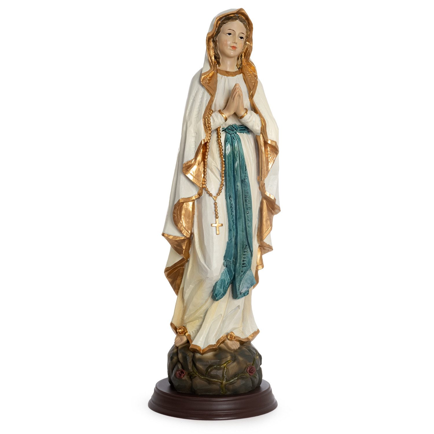 Moritz Dekofigur Jungfrau Maria Statue 31 cm – Marienfigur mit Rosenkranz u günstig online kaufen