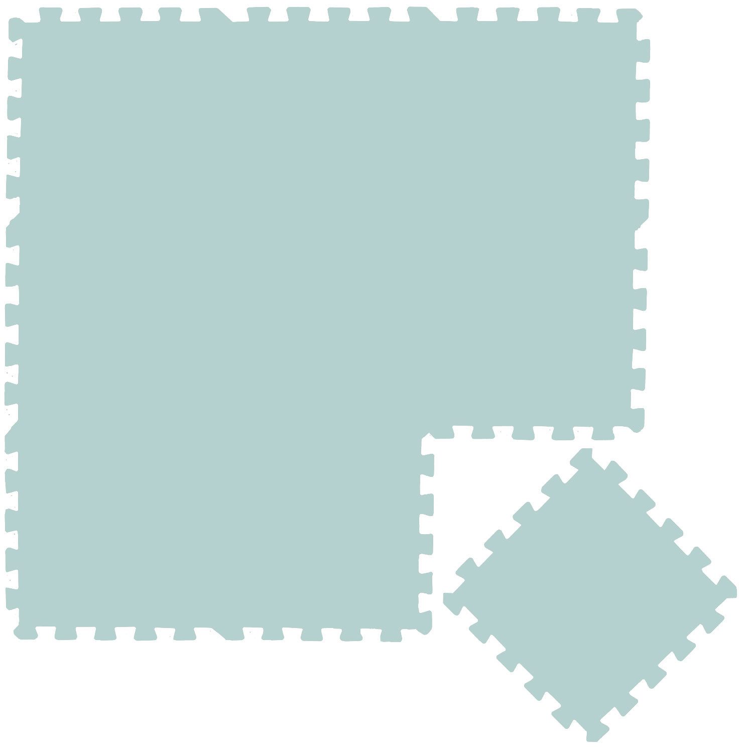 LittleTom Puzzlematte ab dem 1. Tag - 9 Teile Baby Spielmatte - 30 x 30 Kinder Krabbelmatte, (9-tlg), Spielunterlage für Babys und Kleinkinder - Kinderzimmer Puzzleteppich