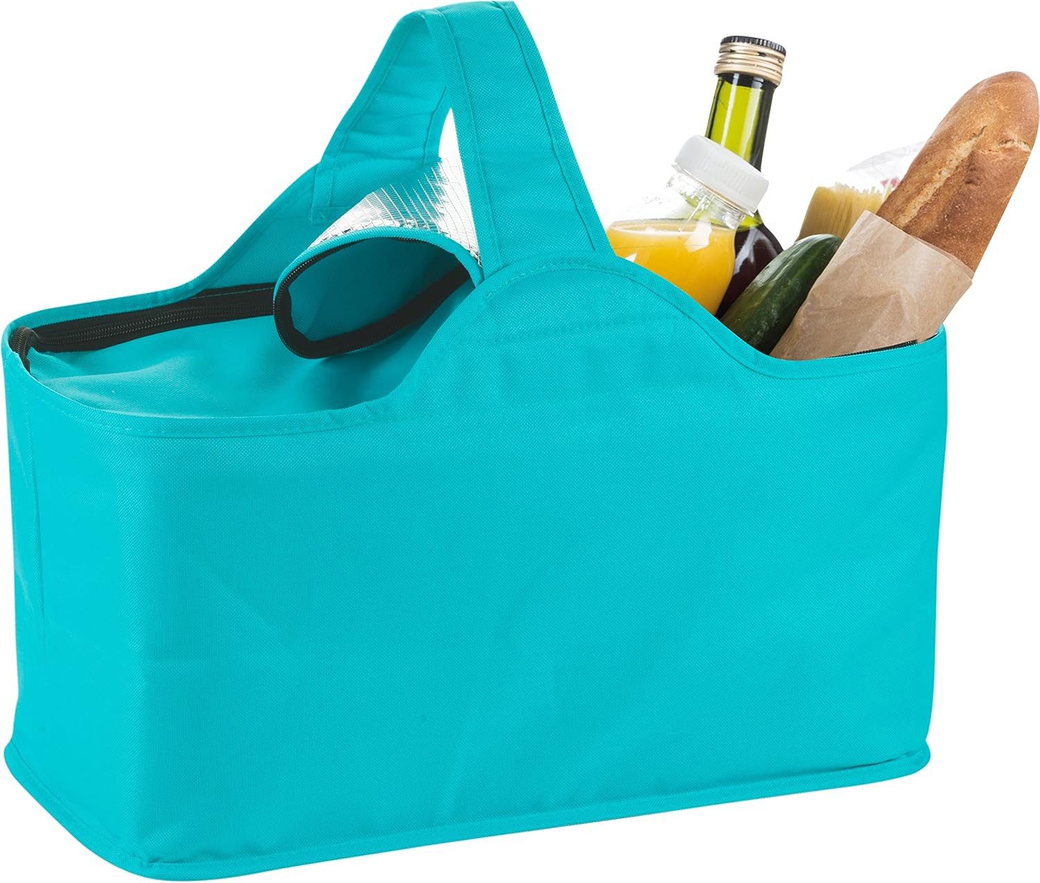 Genius Einkaufskorb Thermo Einkaufskorb Kühlkorb Kühltasche Light Türkis Genius A14308