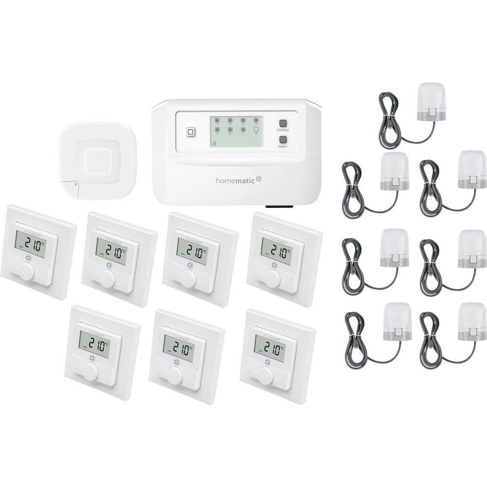 Homematic IP Starterkit Fußbodenheizung Smart-Home Starter-Set