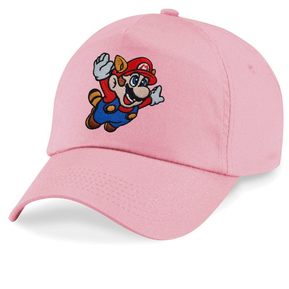 Blondie & Brownie Baseball Cap Kinder Mario Fligh Stick Patch Luigi Peach Super Nintendo Rosa