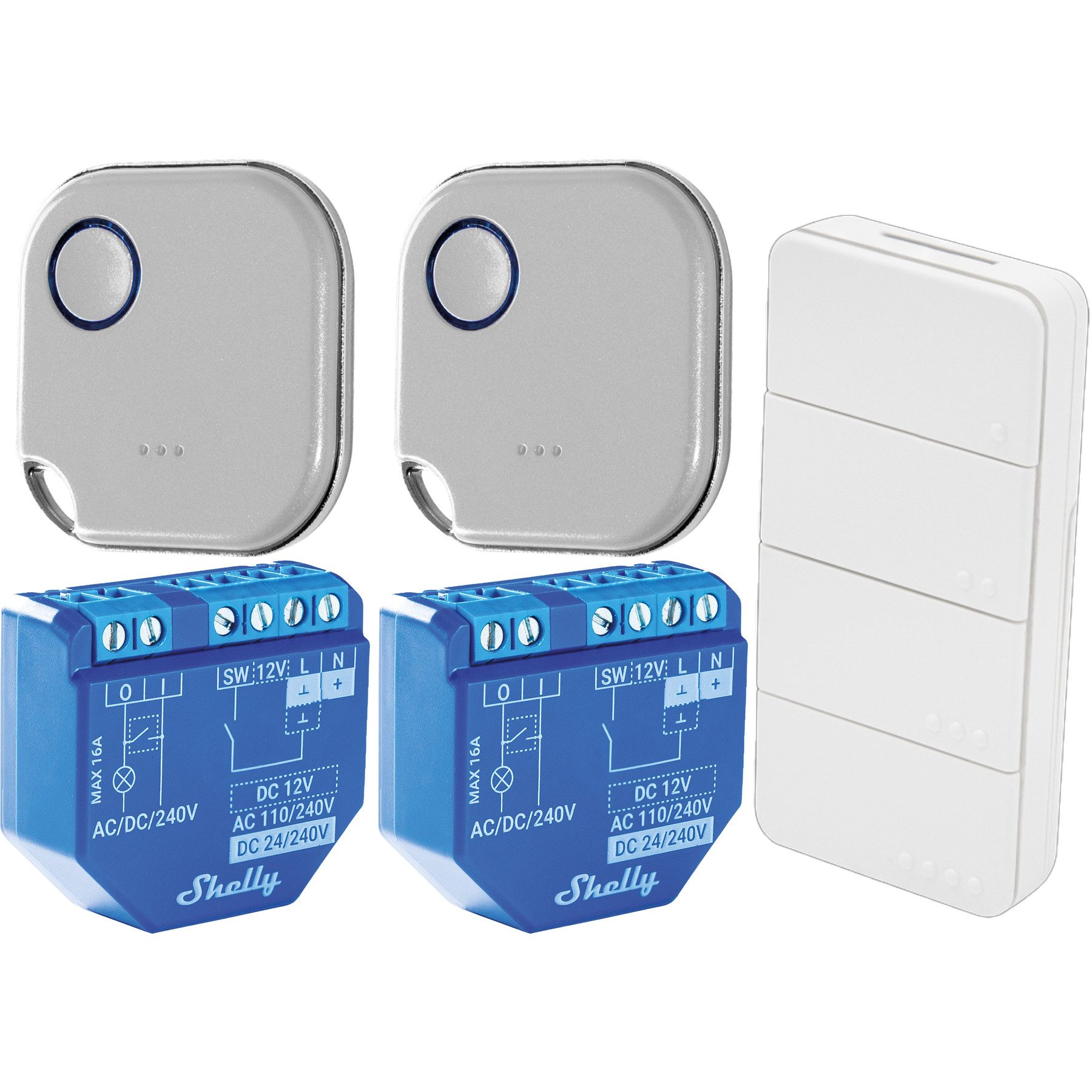SHELLY Doppelgarage Automatisierung Starter Kit Smart-Home Starter-Set
