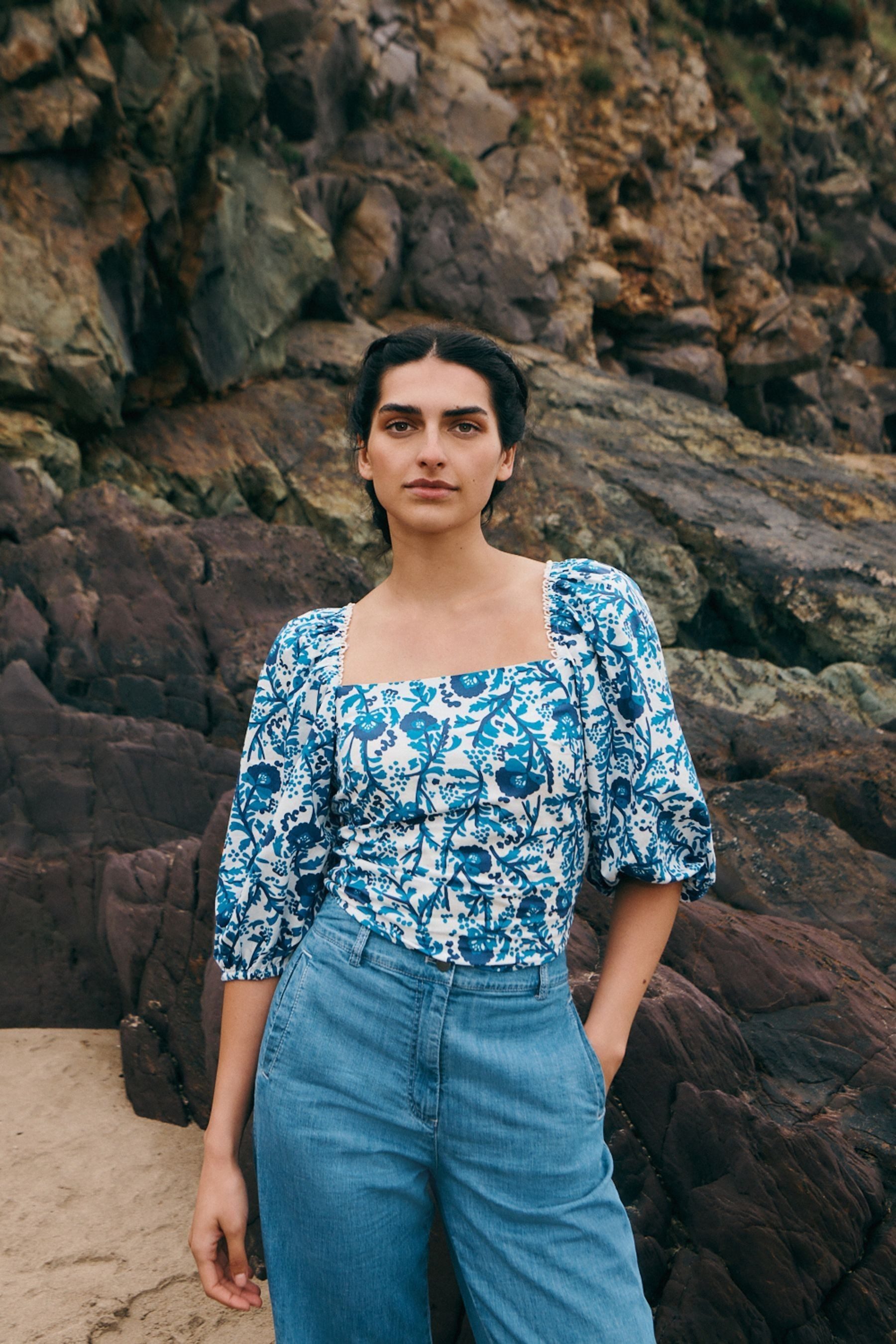 LAURA ASHLEY Carmenbluse Laura Ashley Top günstig online kaufen