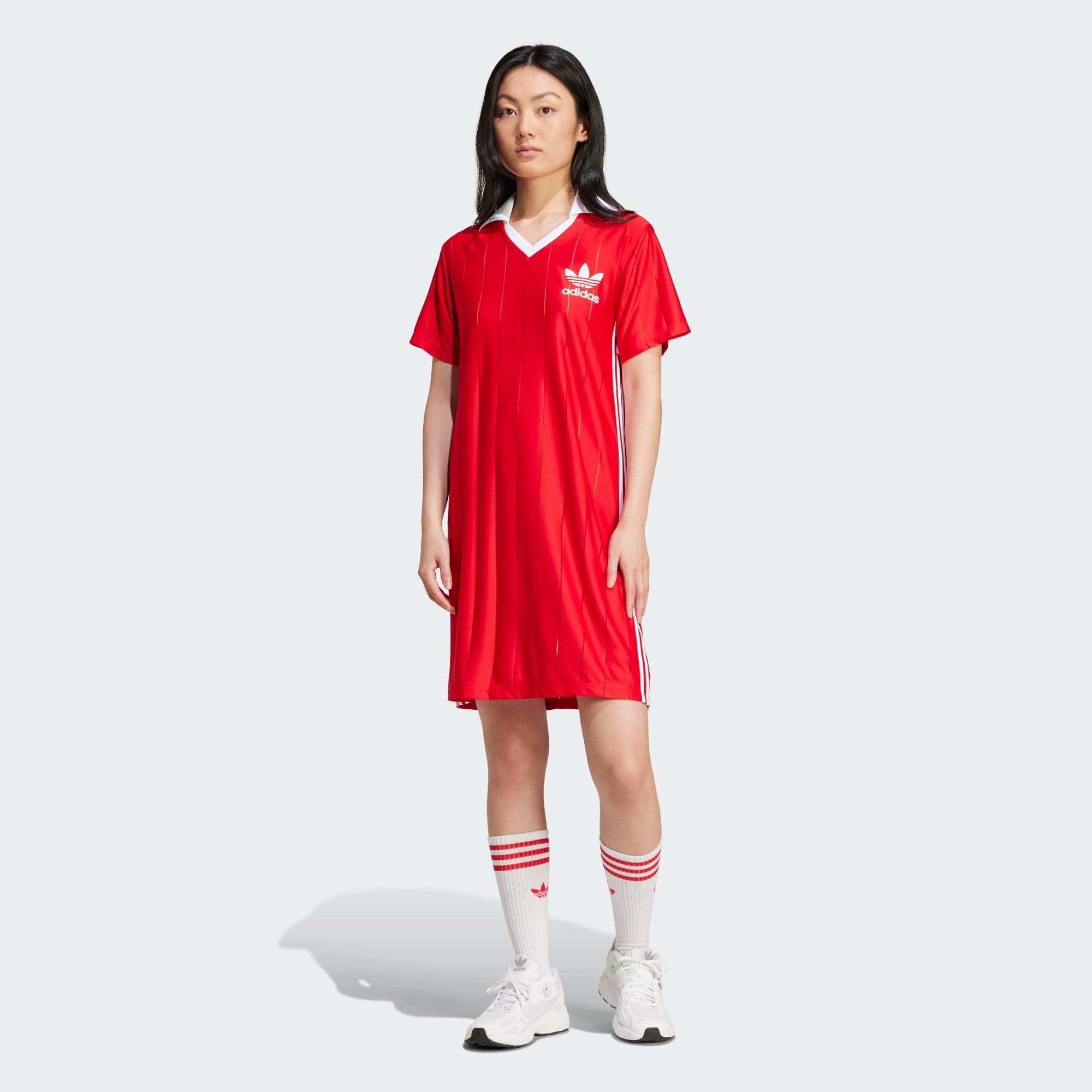 adidas Originals Minikleid ADICOLOR 3-STREIFEN PINSTRIPE KLEID