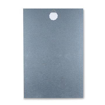 Levandeo® Metallbild, levandeo Wandbild Bild Schild Lebe Liebe Lache 20x30cm Alu Aluminium