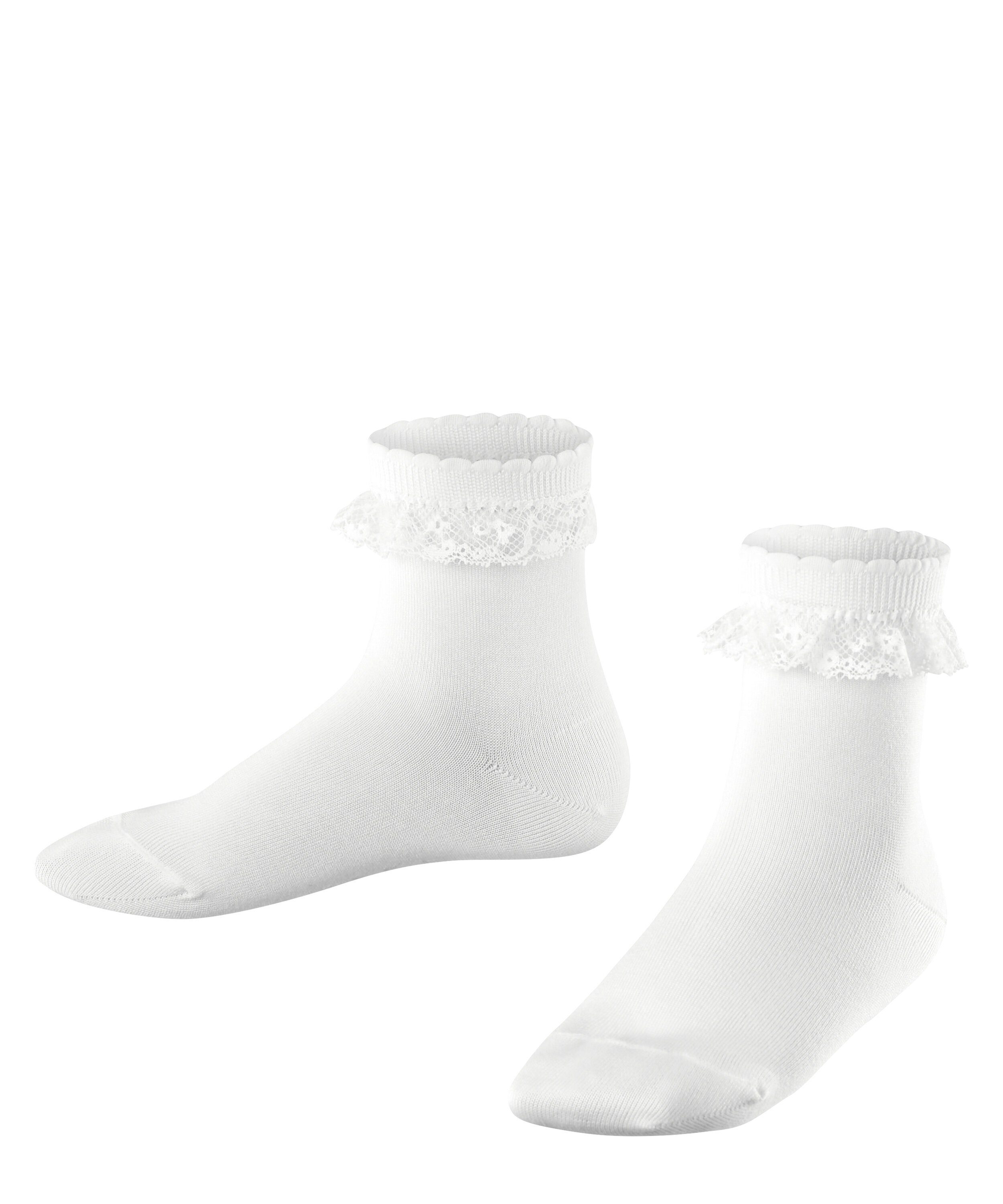 white Romantic (1-Paar) Lace (2000) Socken FALKE