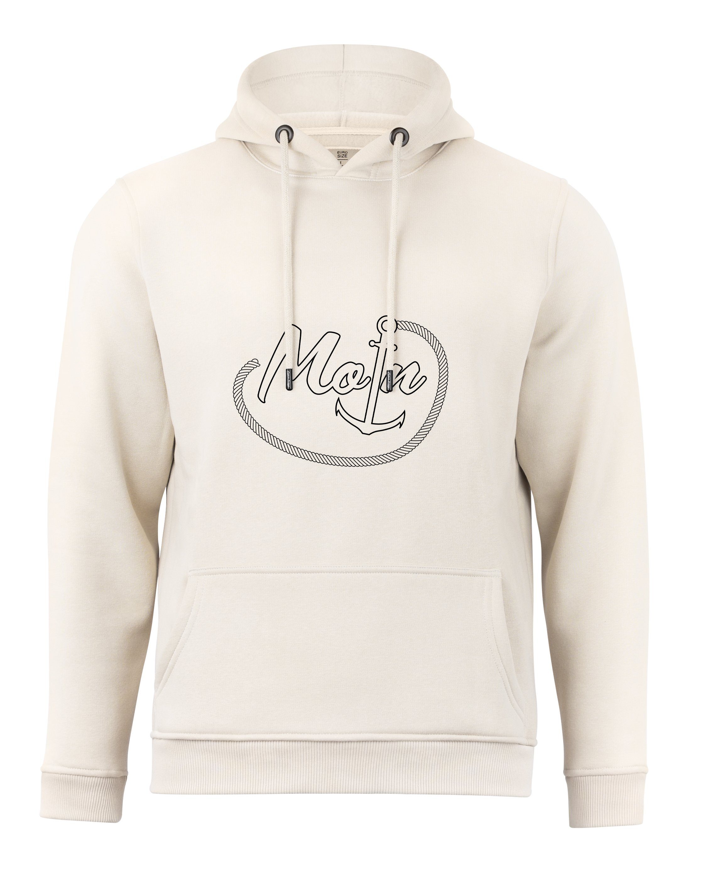 Cotton Prime® Hoodie Moin mit weichem Innenfleece sand