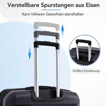 Gotagee Koffer 3-teiliger Koffer Reisekoffer Universalräder TSA-Schlössern Koffer