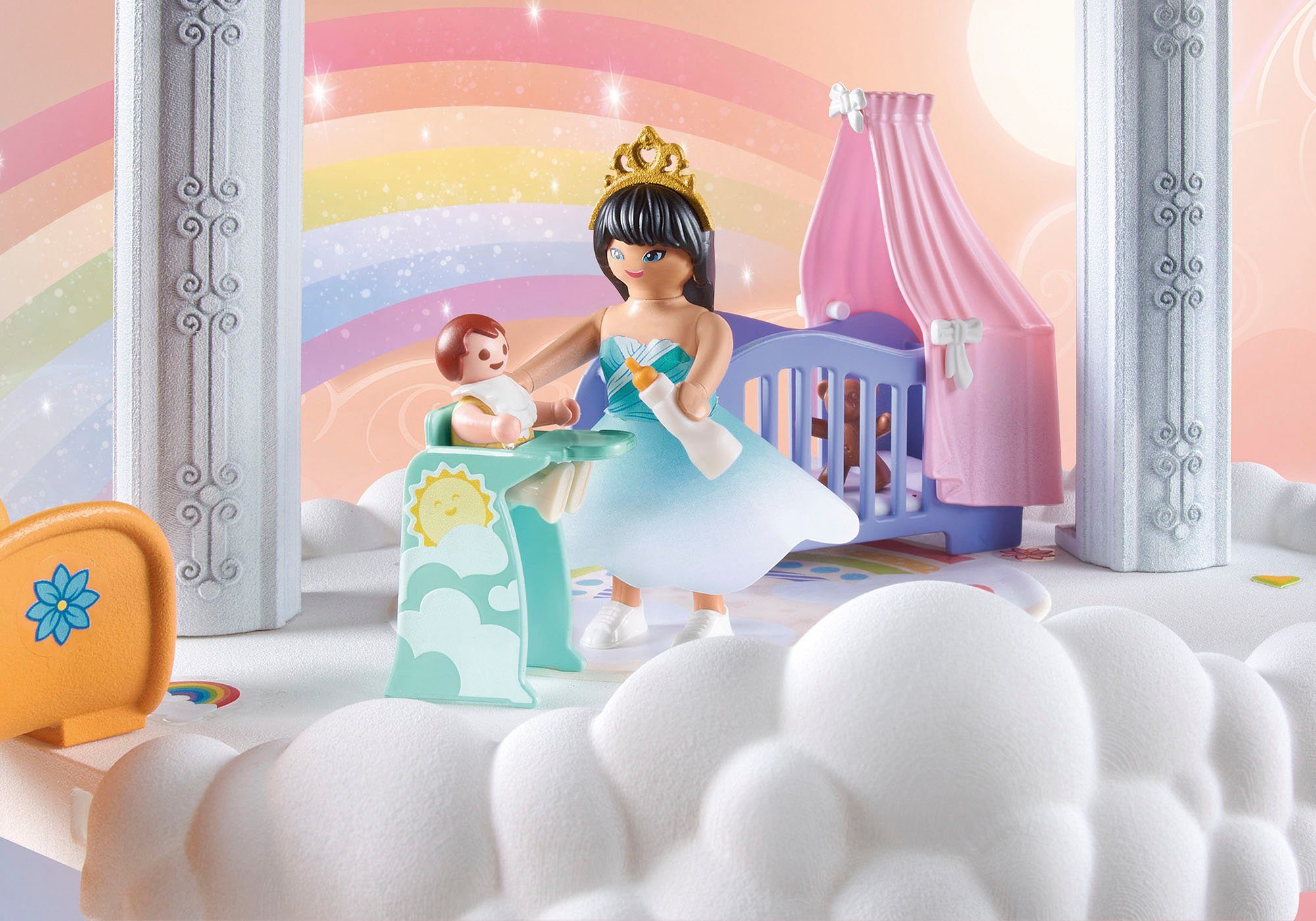 Playmobil® Himmlische Babywolke (71360), Princess Magic Konstruktions-Spielset, (63 St), Made in Germany – Bild 4 von 5