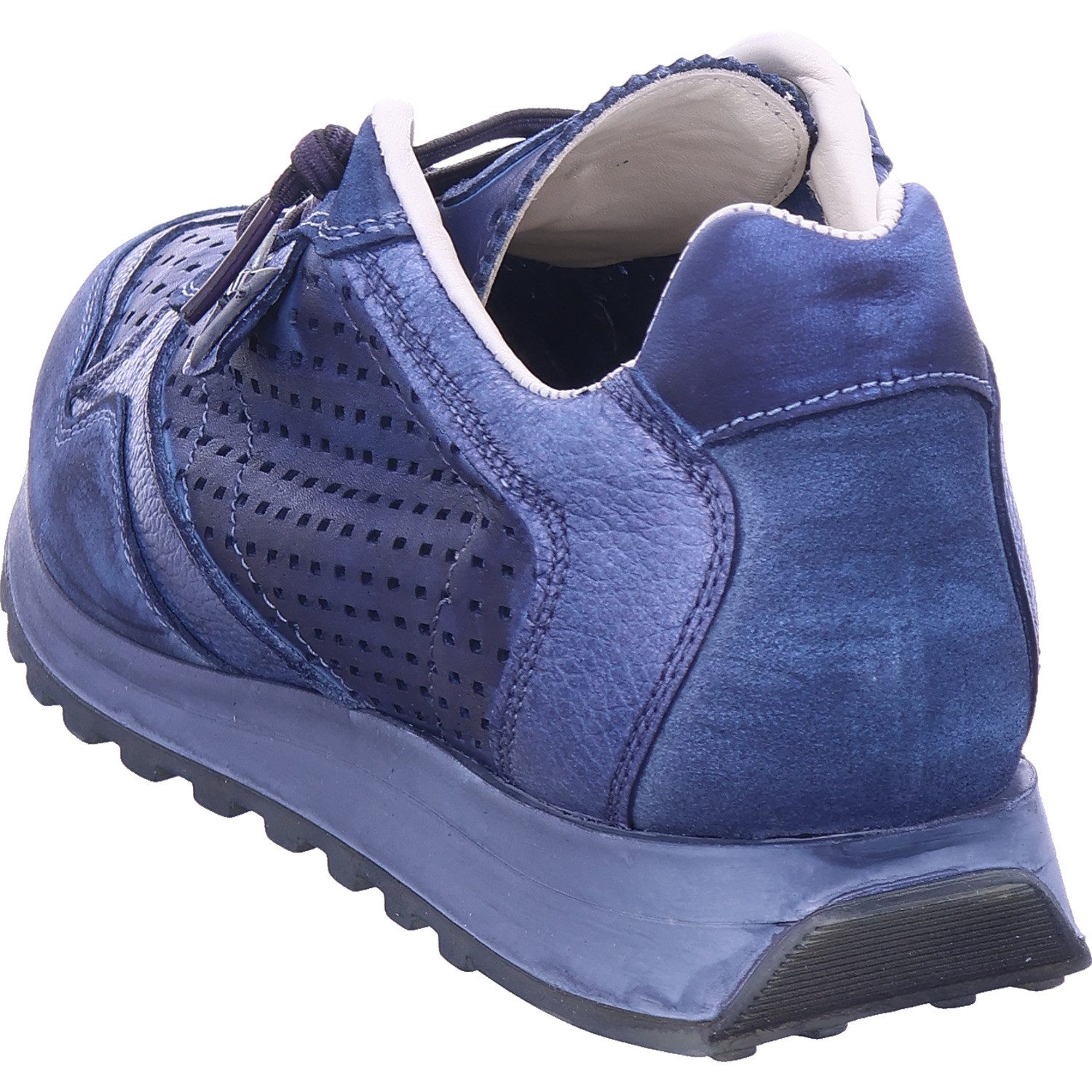 Cetti used tin navy Schnürschuh