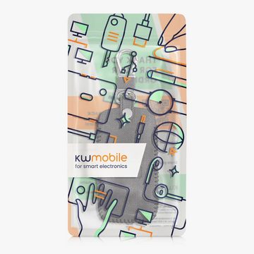 kwmobile Schlüsseltasche Autoschlüssel Kunstleder Hülle für Renault (1-tlg), Schlüsselhülle Schlüssel Case Cover in Schwarz