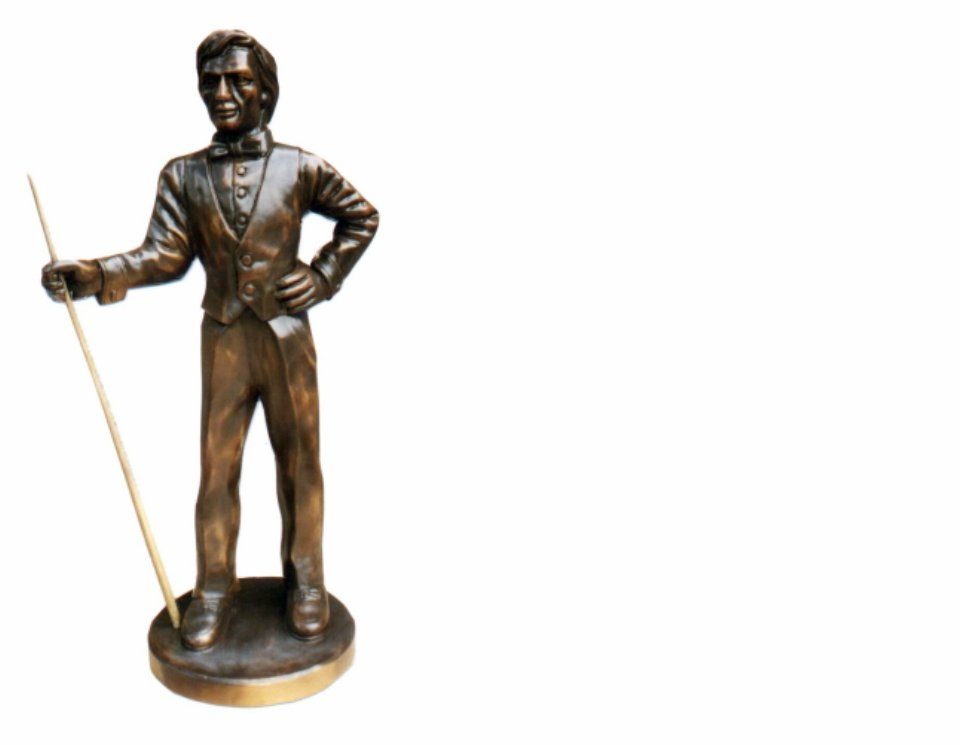 Dekoration Snooker Figur Skulptur Design Statue Billard Dekoobjekt Figuren JVmoebel Pool