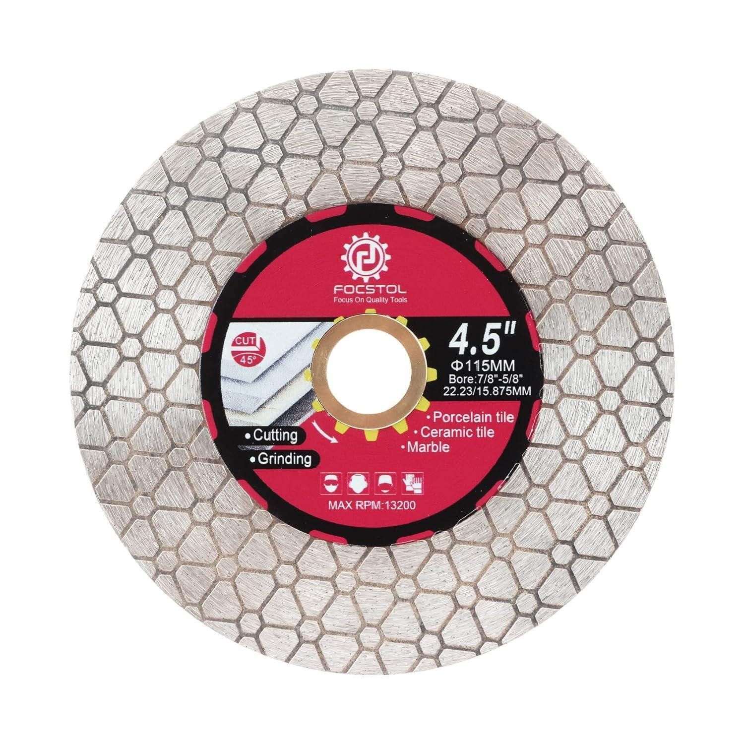 LuxusKollektion Diamanttrennscheibe Diamant Trennscheibe 115mm Keramik Fliesenschleifen