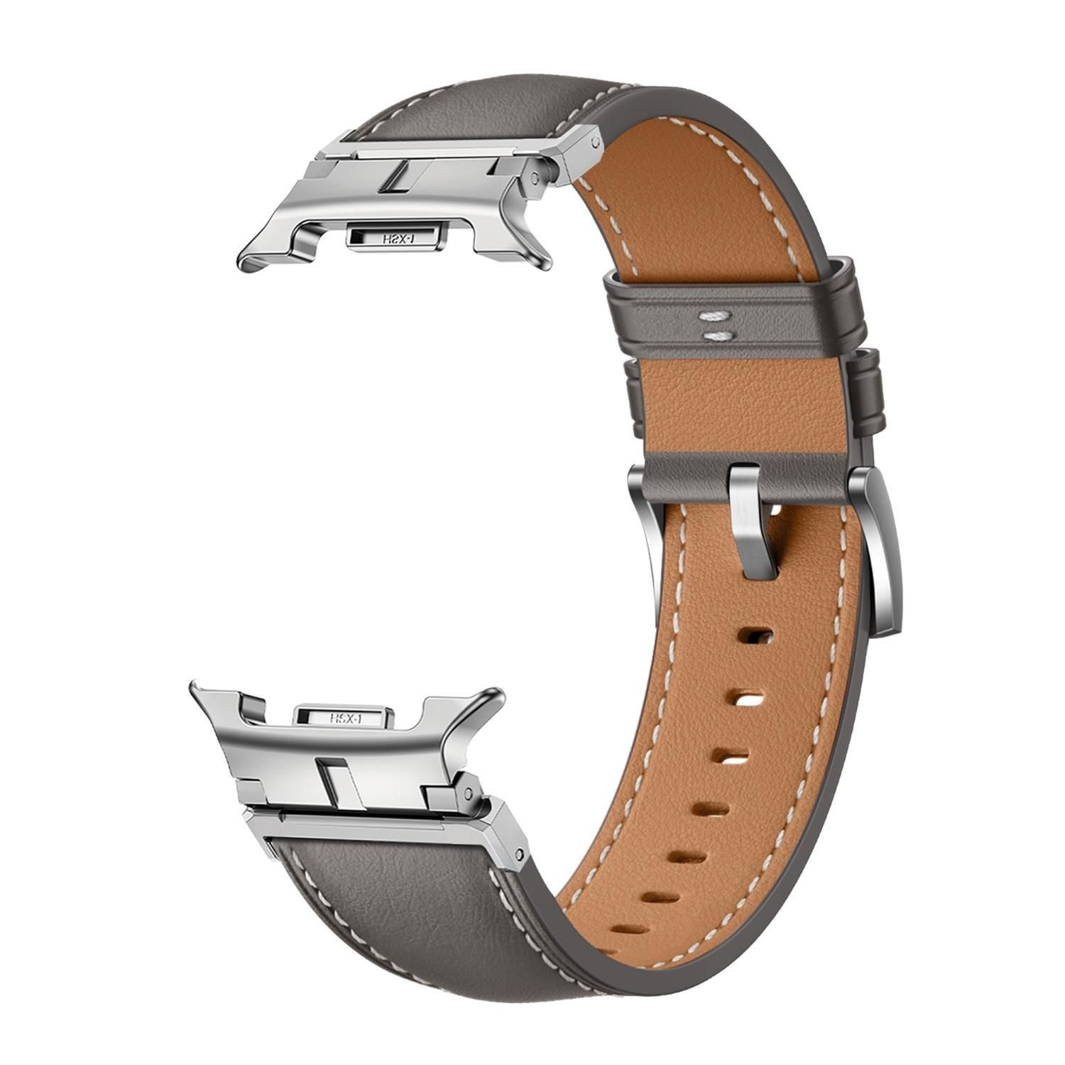 Wigento Smartwatch-Armband Für Samsung Galaxy Watch 8 / 8 Classic Leder Arm günstig online kaufen