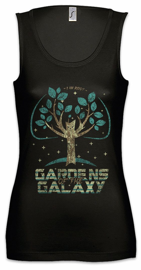 Urban Backwoods Tanktop Gardens Of The Galaxy Ärmelloses Damen T-Shirt Guardians Crossover Groot Baby Tree Baum