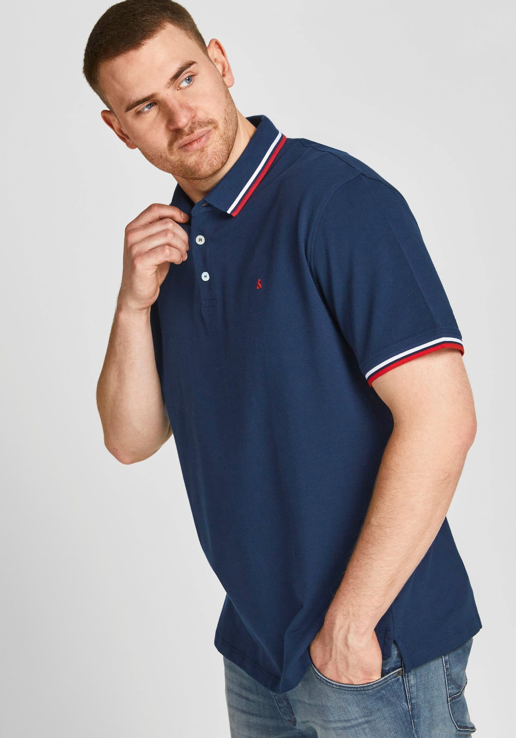 Jack & Jones PlusSize Poloshirt Paulus Polo bis Größe 6XL