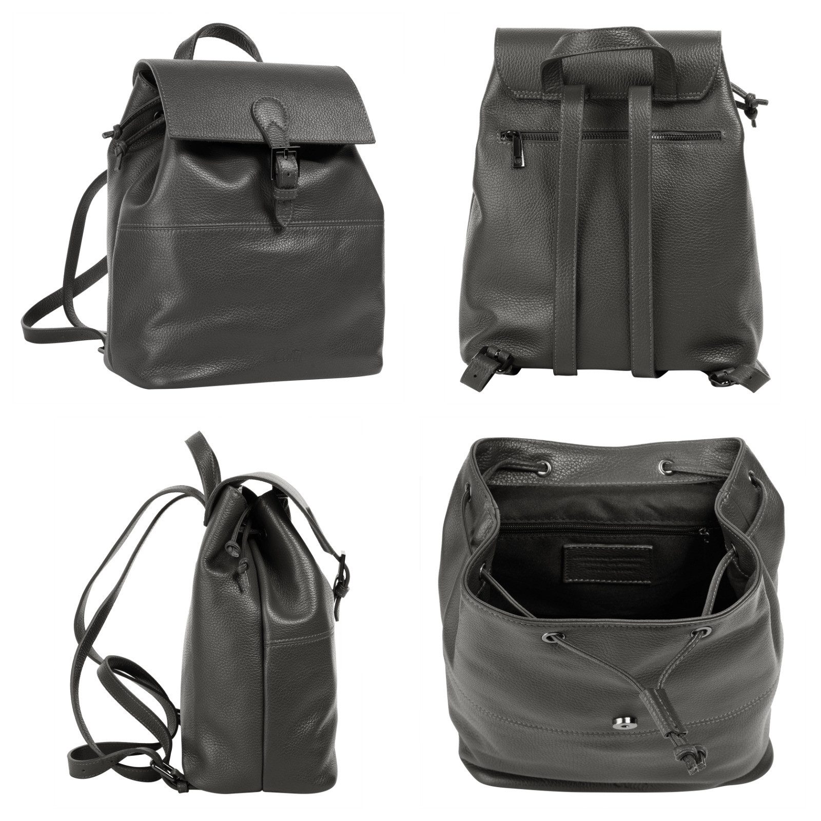 Cluty Cityrucksack, echt Leder, Made in günstig online kaufen