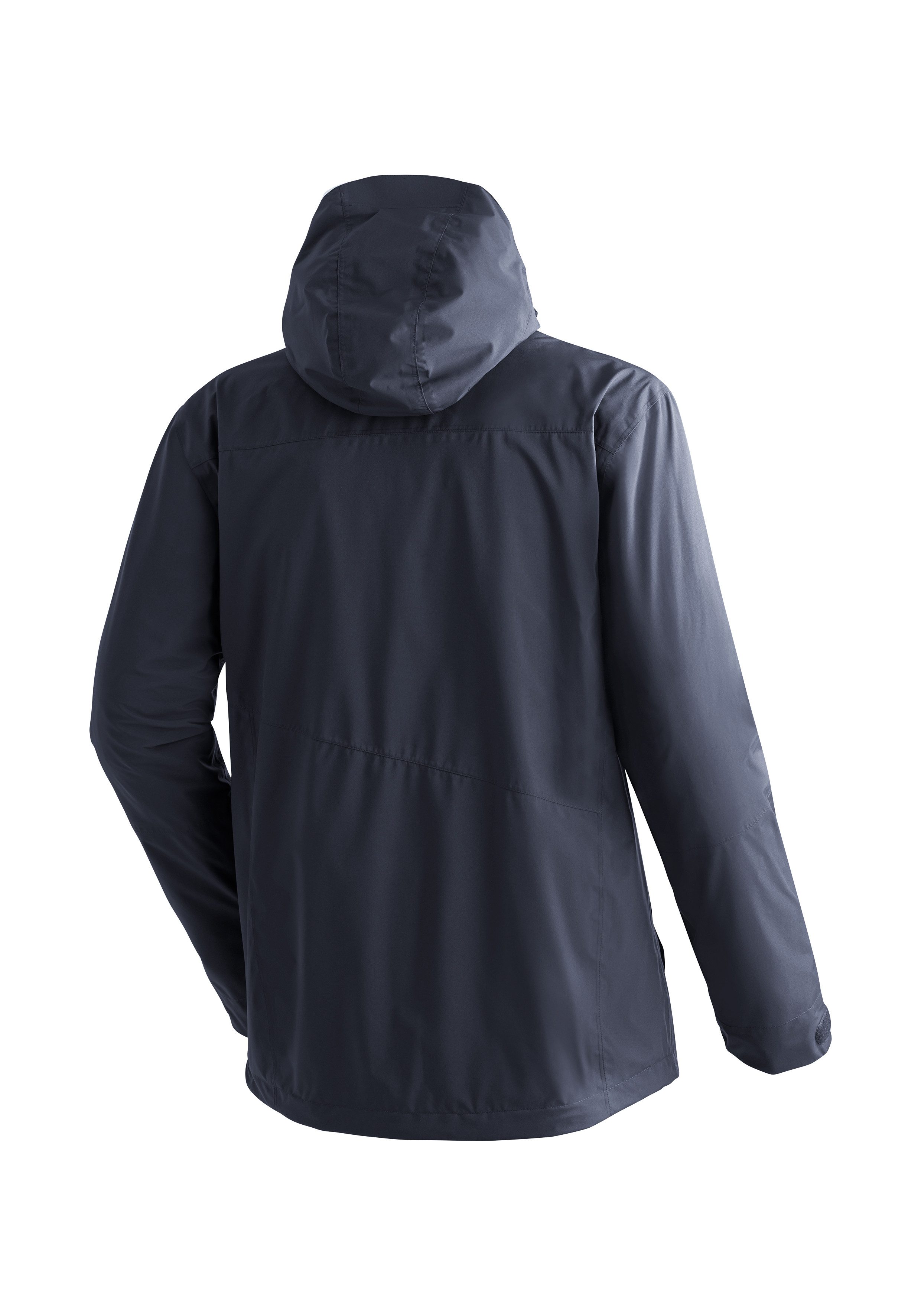 Maier Sports Regenjacke Metor 3in1 M warme Herren Jacke mit Kapuze, Winterjacke wasserdicht atmungsaktiv