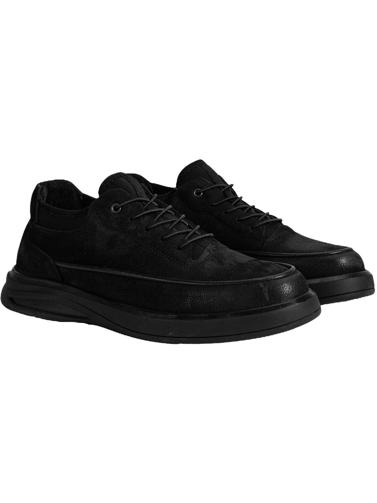 Desa Desa Herren-Sneaker – Obermaterial aus Leder, Schnürung, abriebfeste S Sneaker