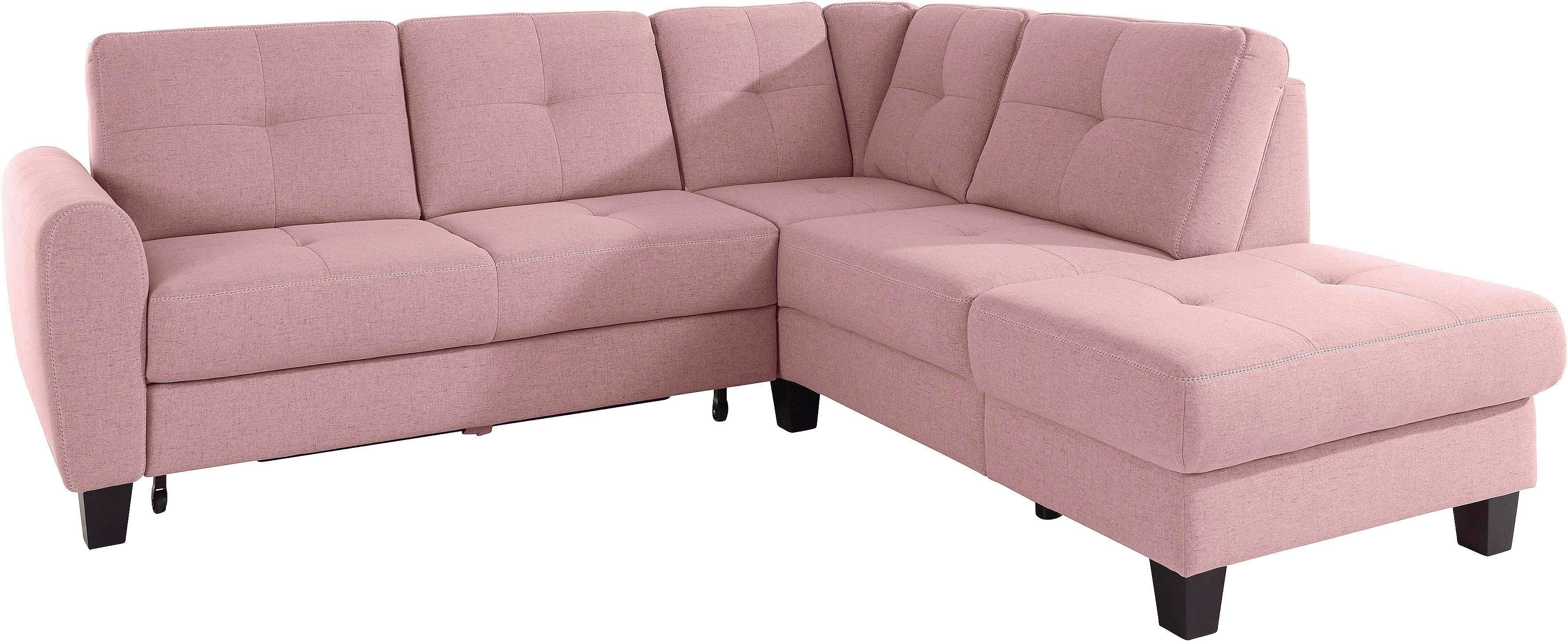 sit&more Ecksofa Varese L-Form, mit Federkern, günstig online kaufen