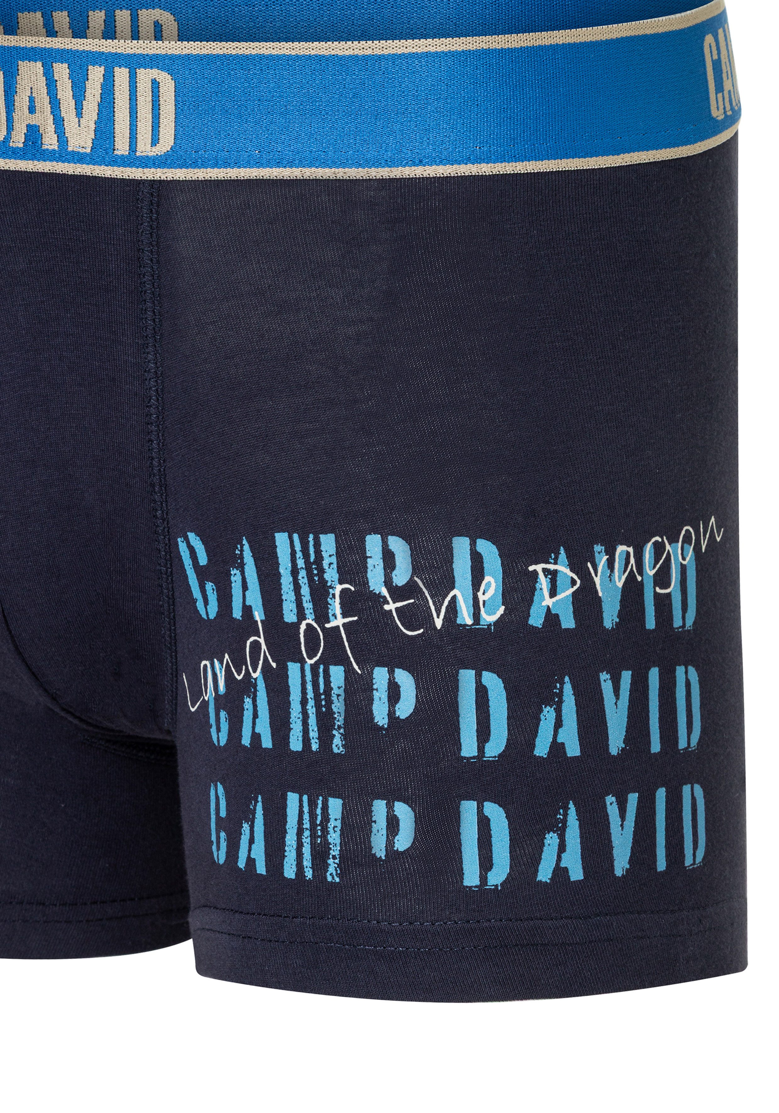 CAMP DAVID Boxershorts casual (2er Pack) Boxershorts, mit doppellagiger Tasche, aus gekämmter Baumwolle – Bild 4 von 4