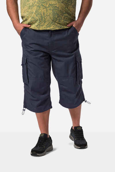 Men Plus Bermudas Men+ 3/4-Cargohose Ripstop teilelastischer Bund