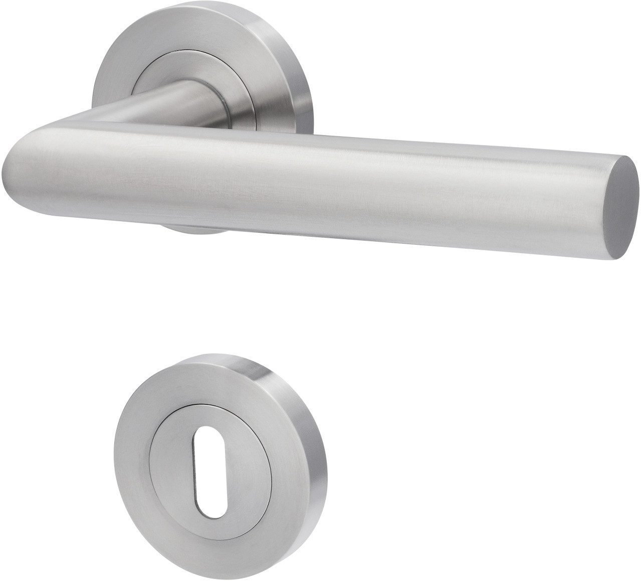 Alpertec Drückergarnitur Alpertec BB-Rosettengarnitur Solid 9 Edelstahl