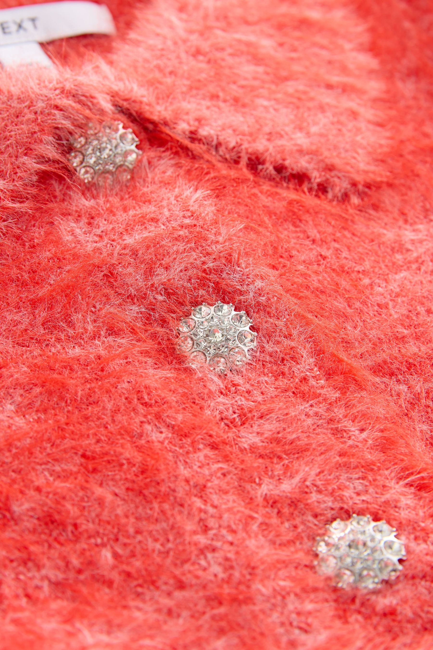 Next Strickpullover Strick-Polo-Kurzarmpullover mit Schmuckknopf (1-tlg)