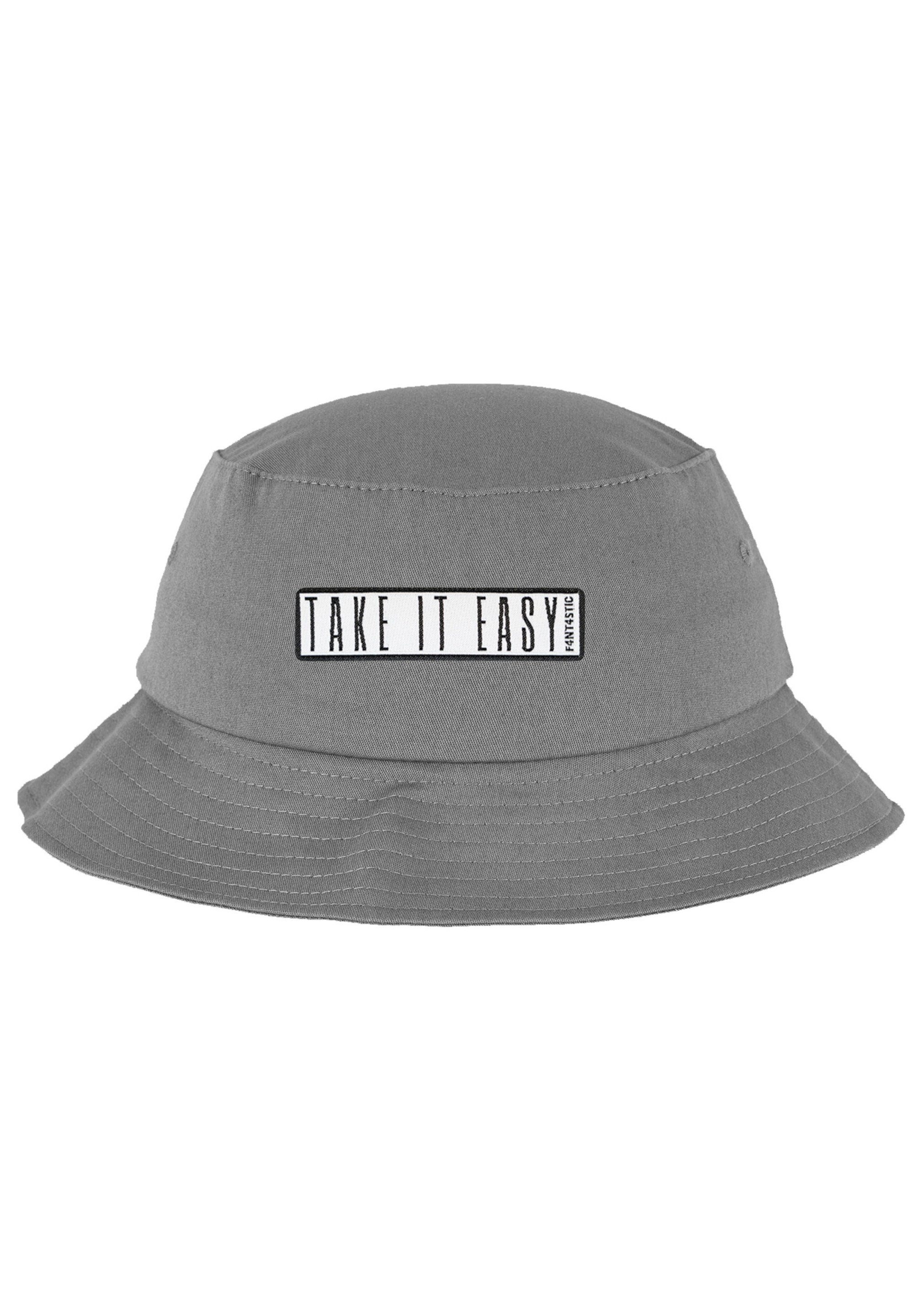 grey Take It Bucket Easy F4NT4STIC Fischerhut Hat