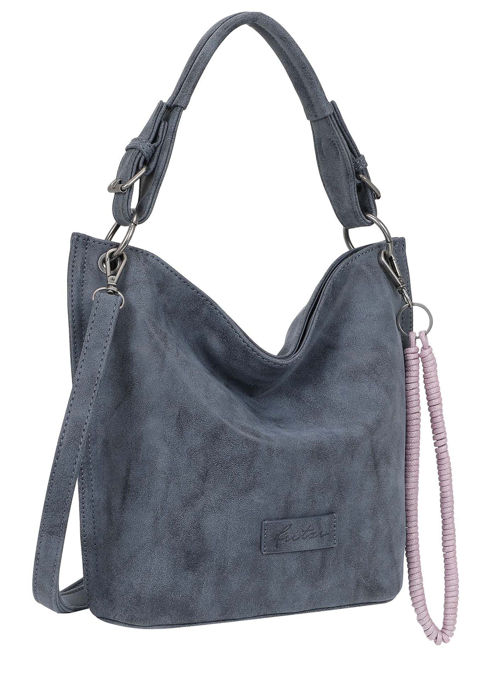 Fritzi aus Preußen Schultertasche Fritzi31N Vintage, mit Kordel-Anhänger – Bild 4 von 5