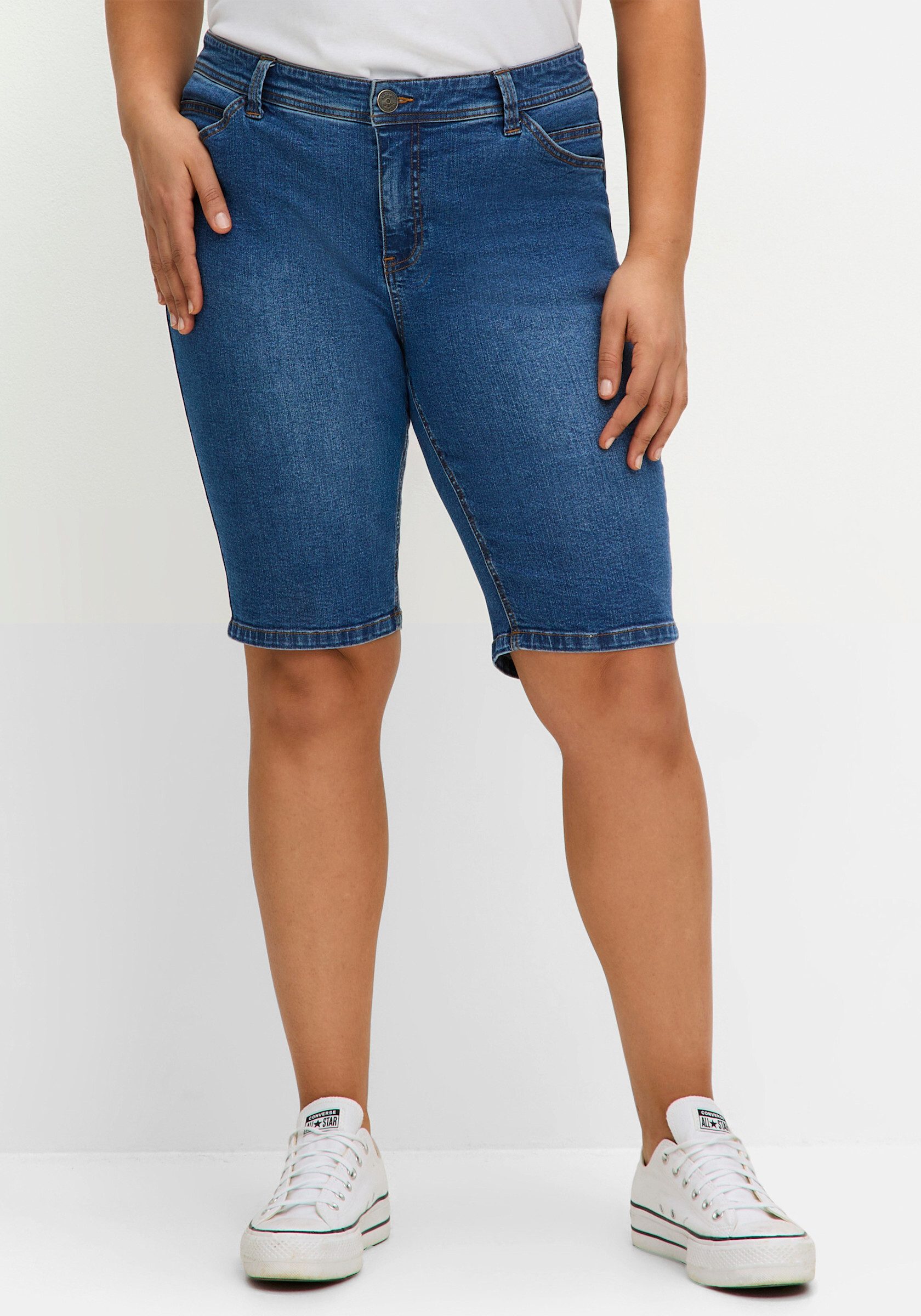 Sheego Jeansshorts Jeansbermudas günstig online kaufen