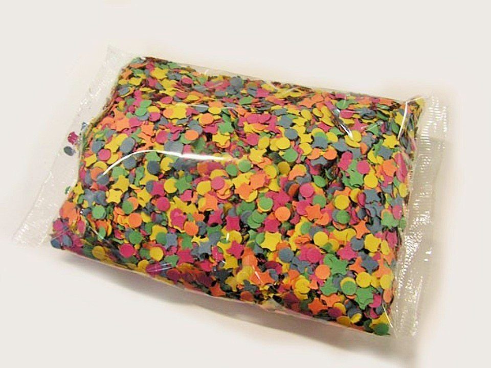 Luna24 simply great ideas... Konfetti Party-Konfetti, 1 kg, rot-weiß, 1 KG, im Polybeutel.