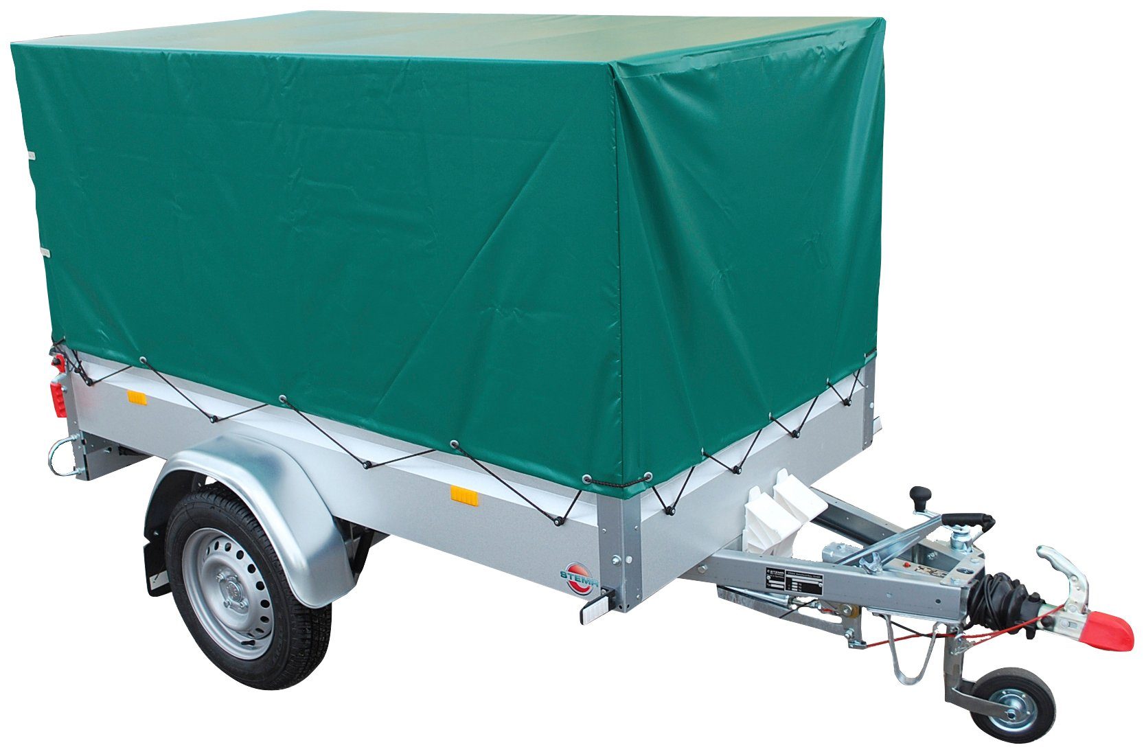 STEMA PKW-Anhänger Basic 850 Set 80 cm und Zubehör, max. 673 kg, gebremst