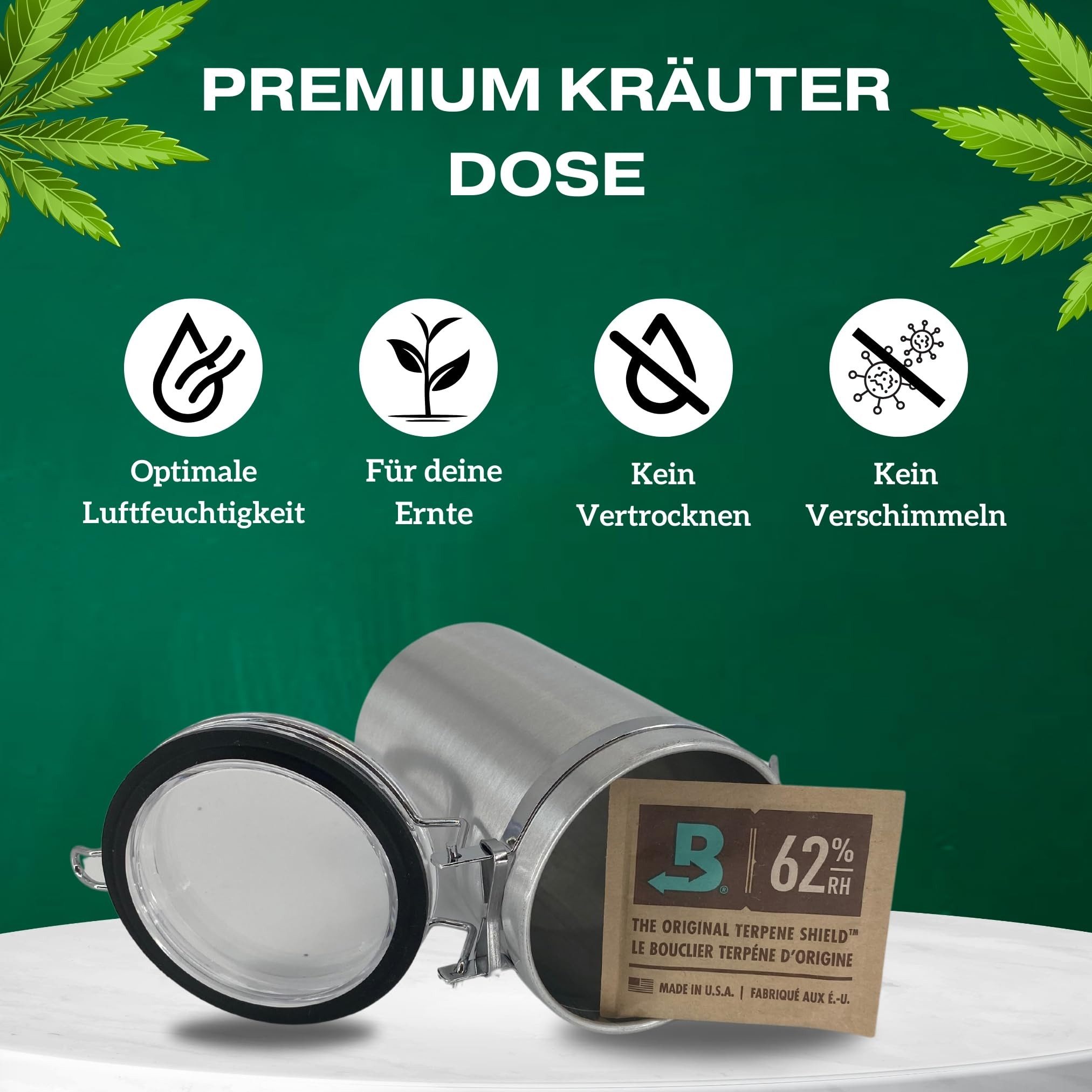 TronicXL Aufbewahrungsdose 2x 500ml Kräuter Dose günstig online kaufen