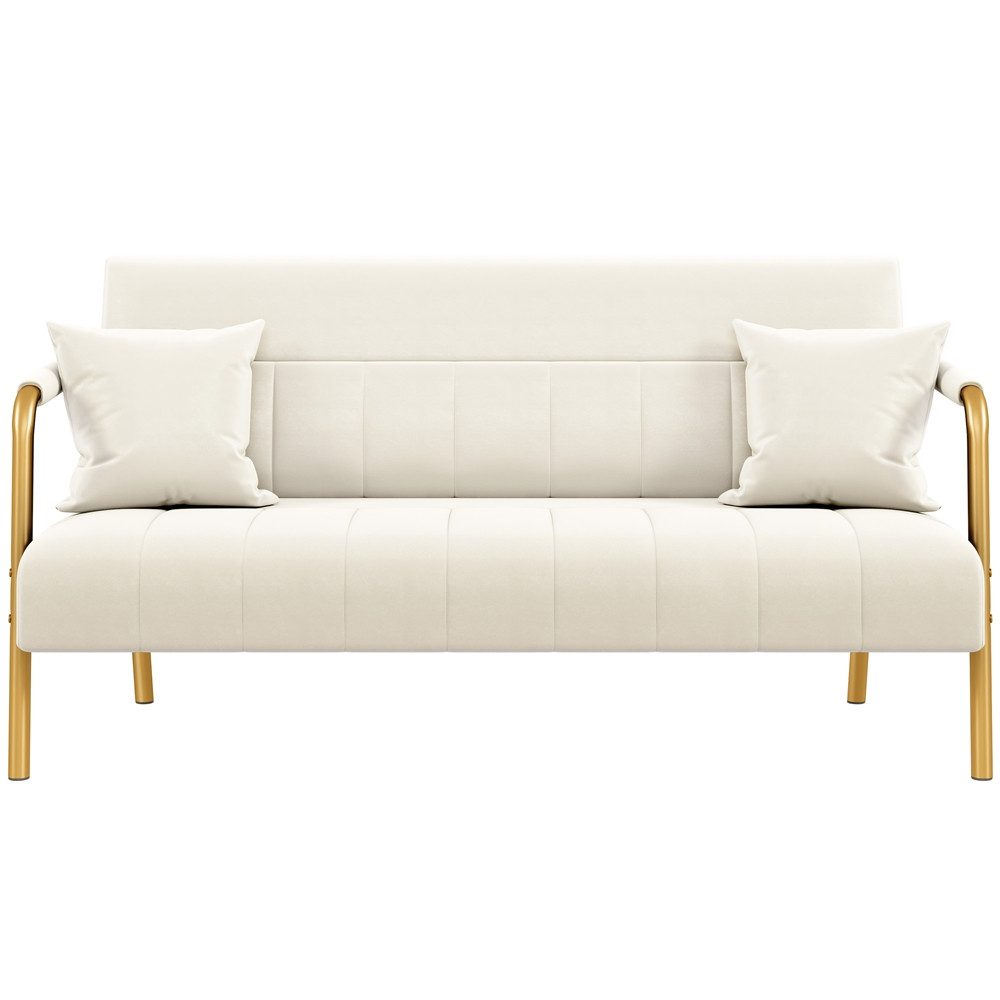 Yaheetech Sofa 1/2-Sitzer Polstersofa, Loveseat fürs günstig online kaufen