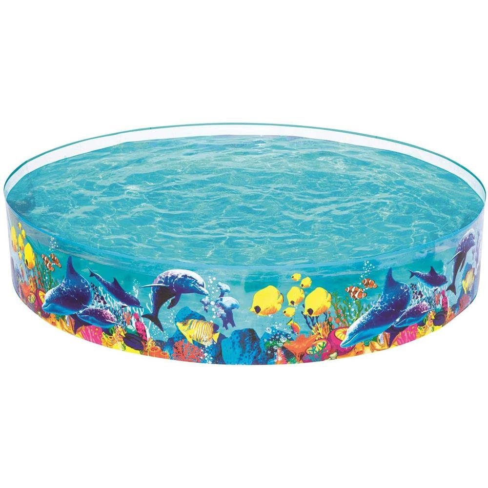 Bestway Planschbecken Fill 'N Fun Odyssey, Aufstellpool, 244 x 46 cm, für Kinder