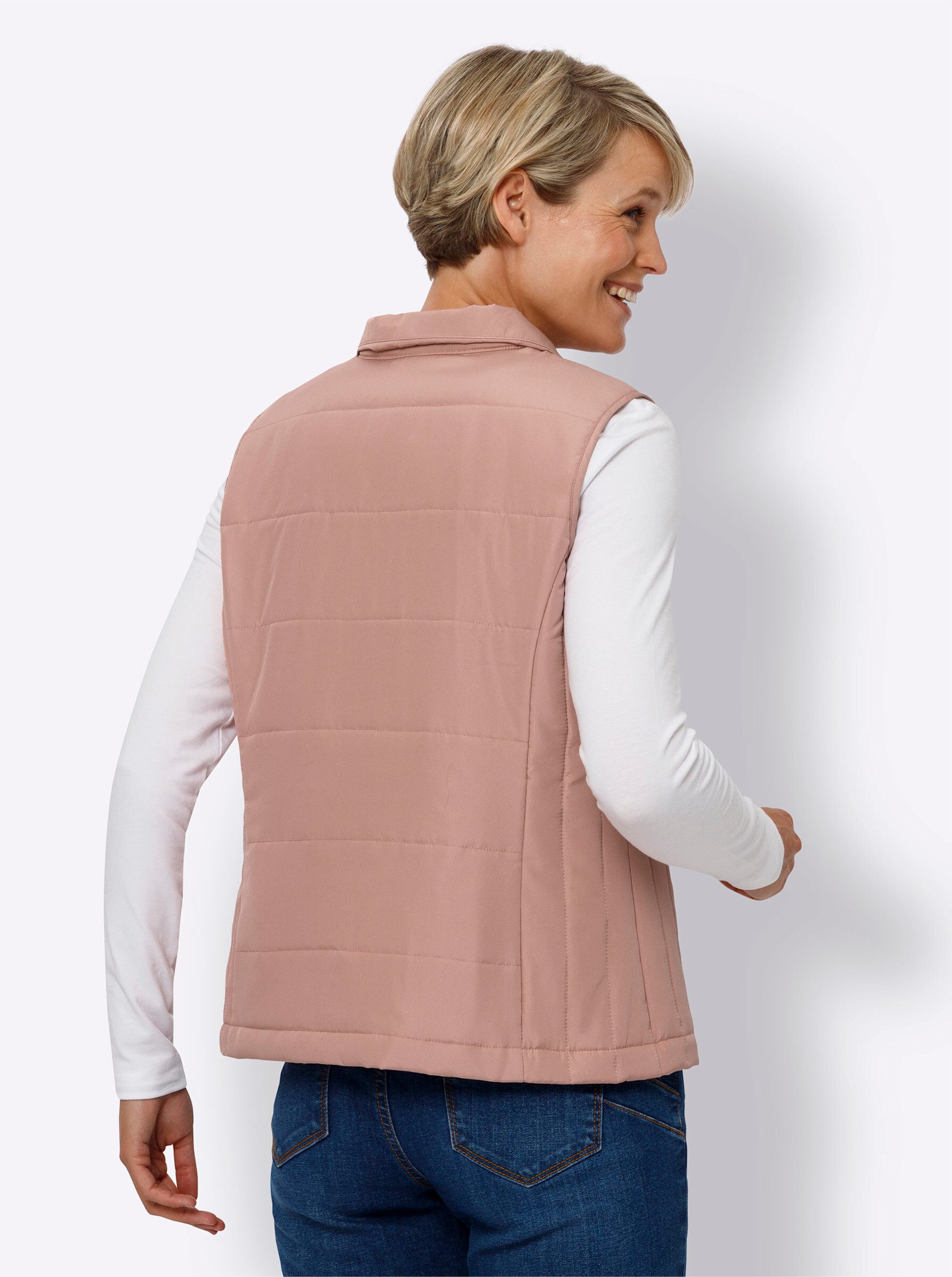 Sieh an! Jerseyweste Steppweste günstig online kaufen