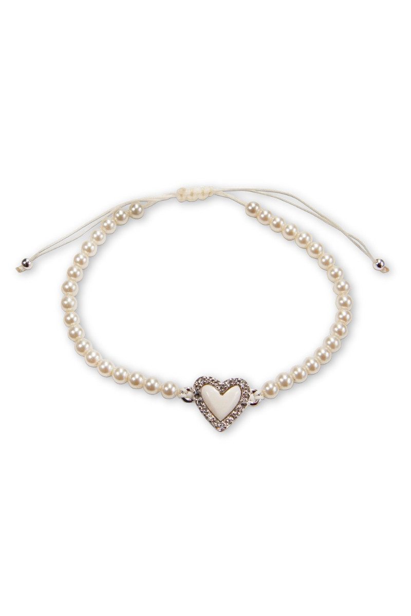 Alpenflüstern Armband Armband Damen - STRASSHERZ - creme-weiß günstig online kaufen