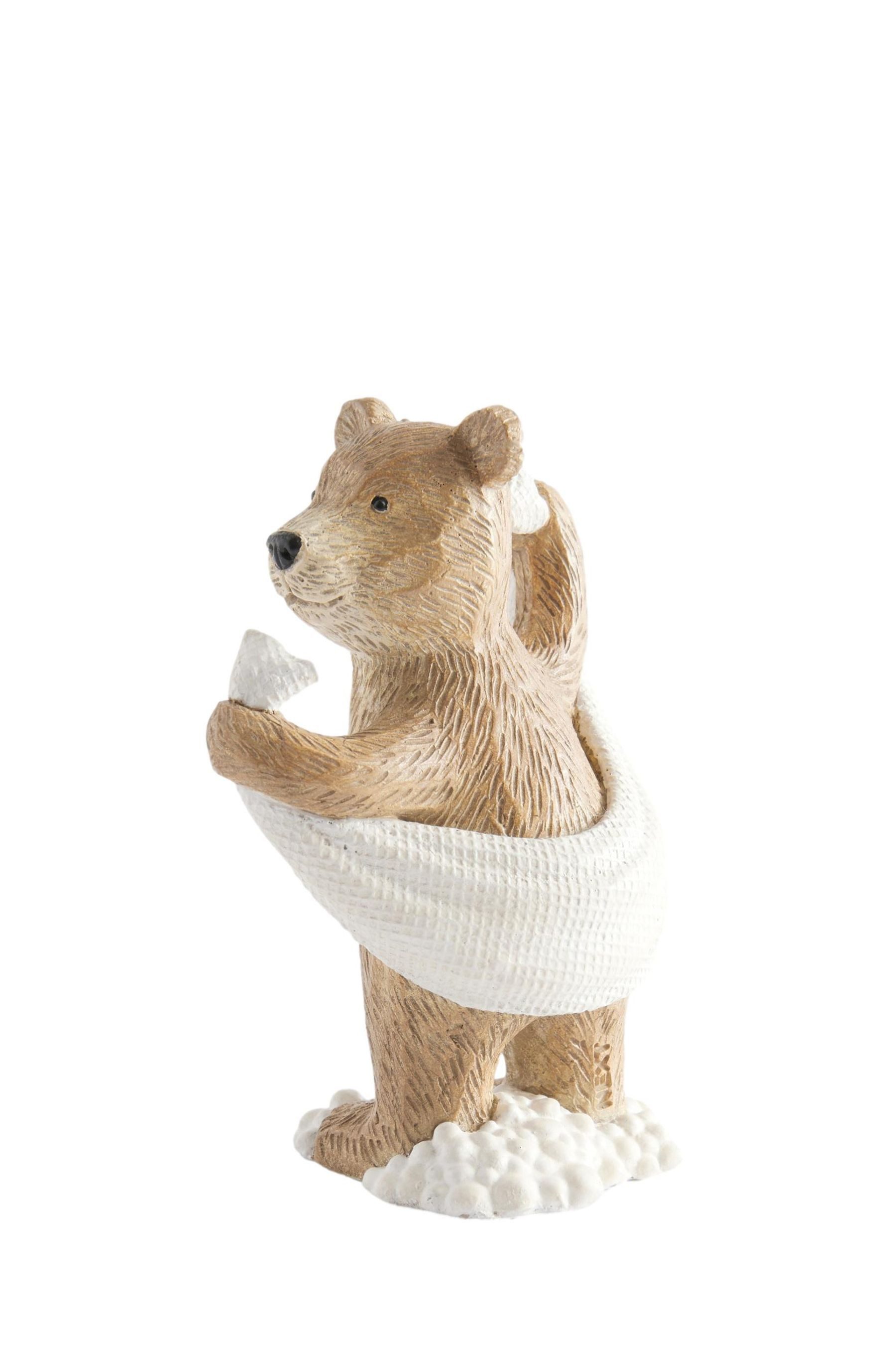 Dekofigur Bertie Bear Badezimmer-Handtuchdeko