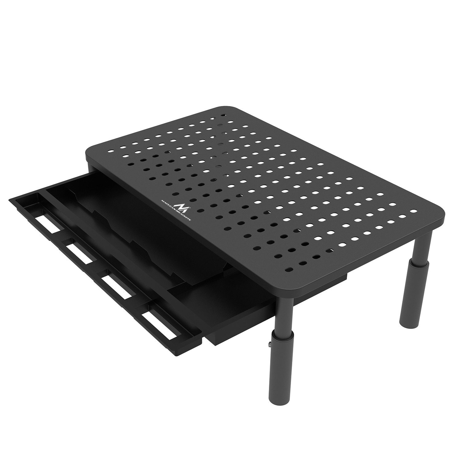 Maclean Laptop-Ständer MC-946 13-32 Zoll höhenverstellbar mit Schublade bis 20 kg, (bis 32,00 Zoll, 1-tlg., Ideal für Homeoffice, Büro und Gaming-Setup) – Bild 3 von 5
