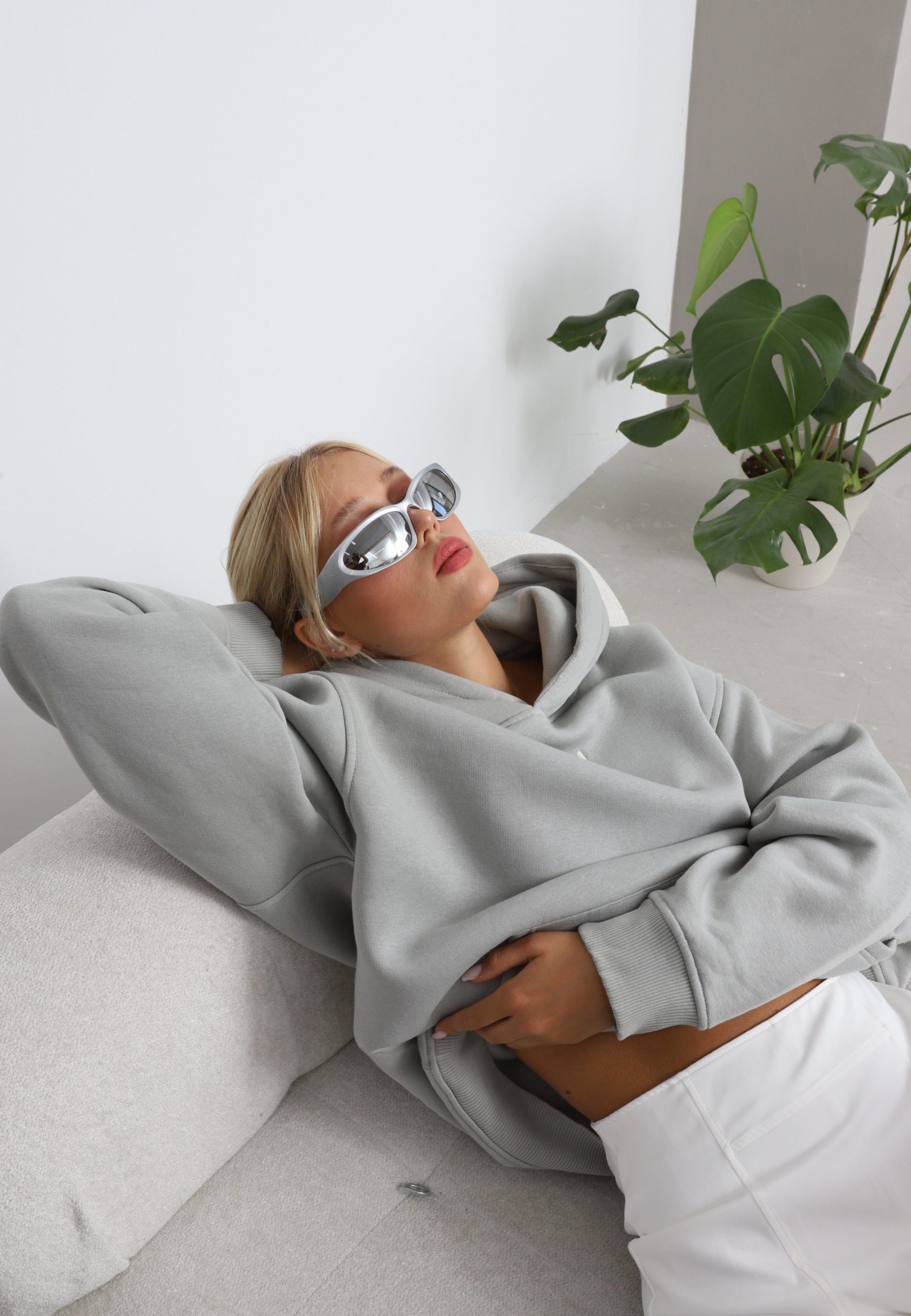 COFI Casuals Hoodie Basic Oversize Damen Hoodie – Bild 4 von 5