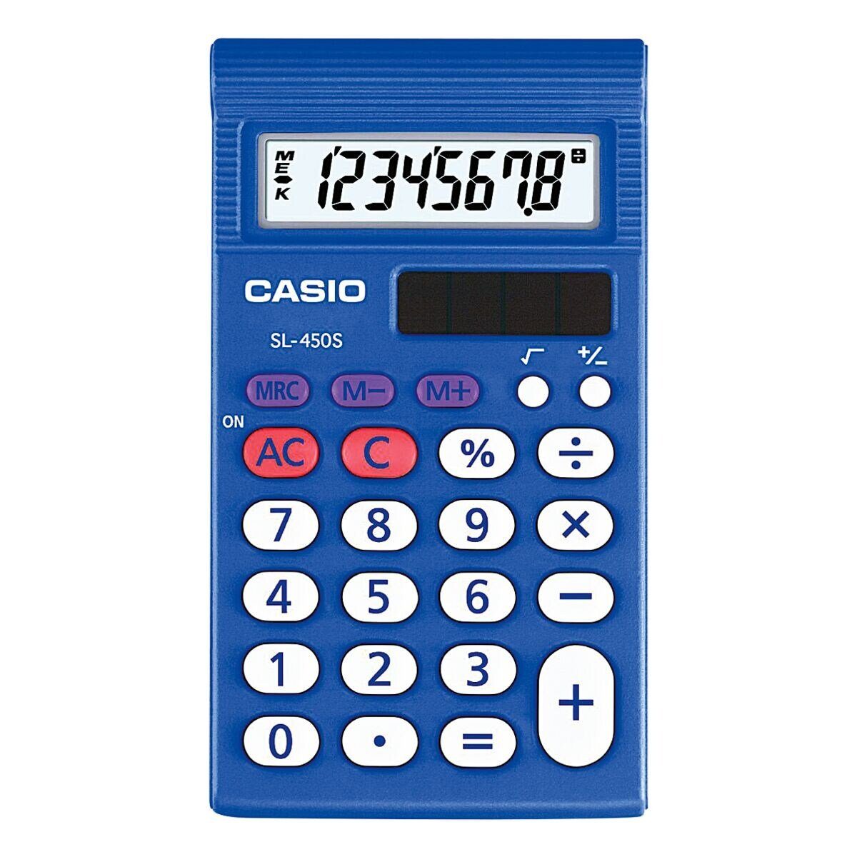 großen, Taschenrechner leicht mit lesbaren CASIO Zahlen SL-450S,