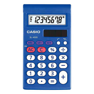 CASIO Taschenrechner SL-450S, mit großen, leicht lesbaren Zahlen