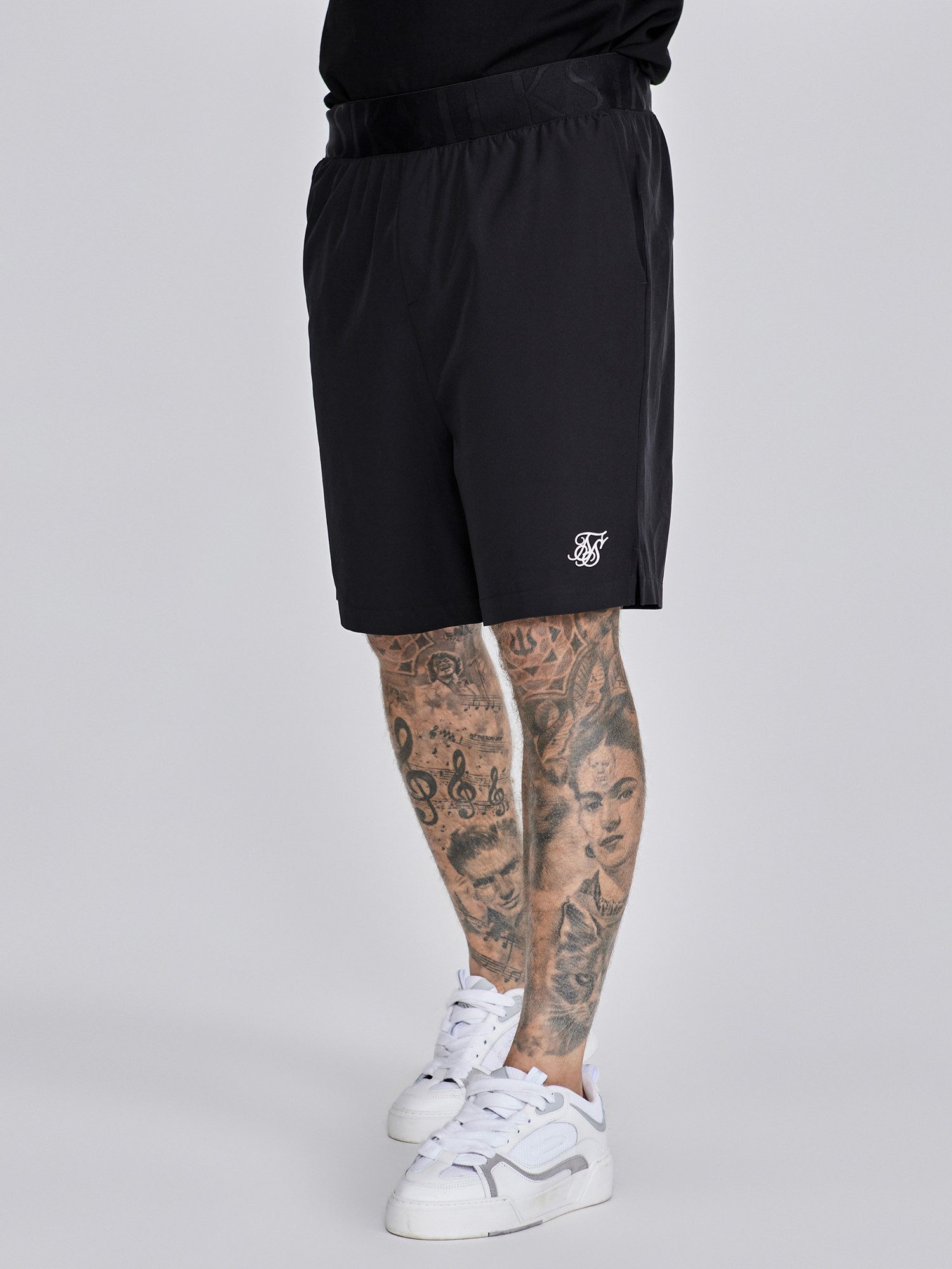 Siksilk Шорты SikSilk Herren Schwarze Шорты