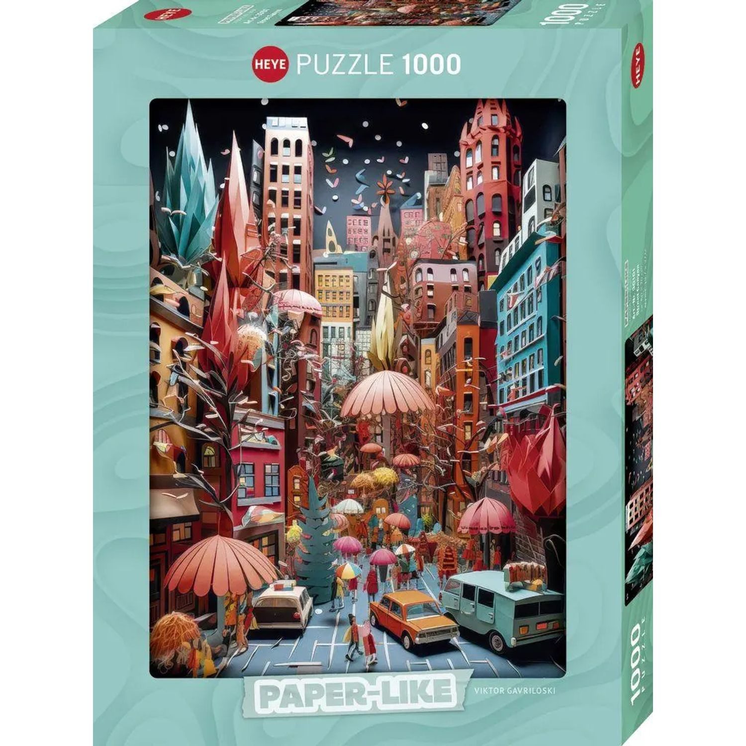 HEYE Puzzle STREET CANYON, HEYE Puzzle von Rie Tokimatsu, 1000 Puzzleteile