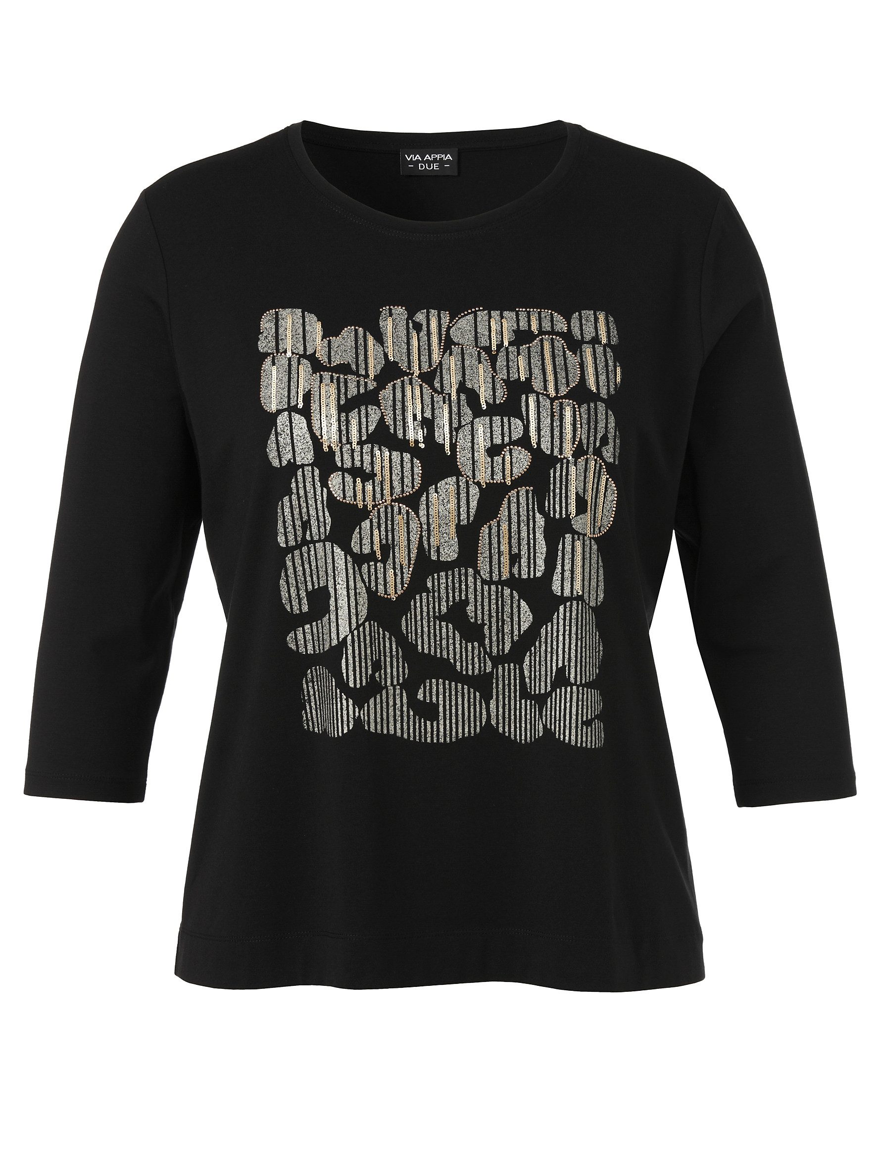 VIA APPIA T-Shirt T-Shirt Rundhals 3/4 Arm Motiv